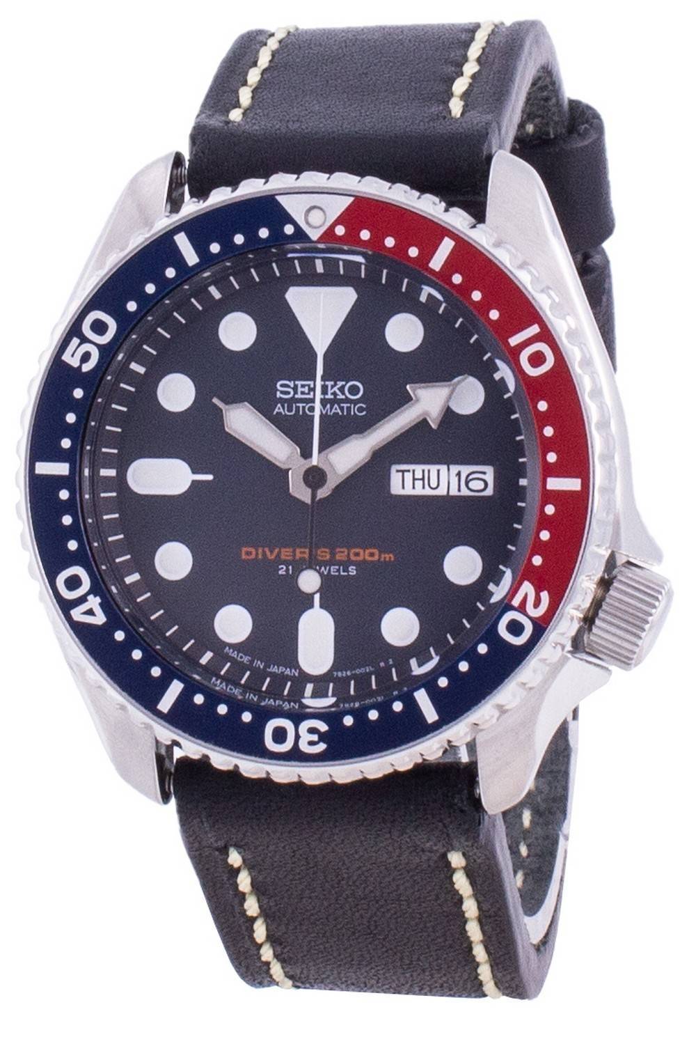 Seiko Automatic Diver's Black Dial SKX009J1 - var - LS16 200M Men's Watch - Prestige Stones