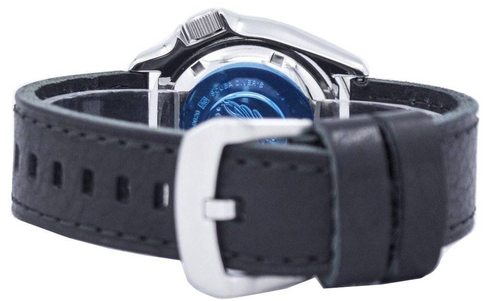 Seiko Automatic Diver's Black Leather SKX009K1 - var - LS8 200M Men's Watch - Prestige Stones