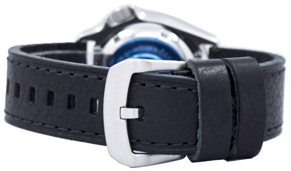 Seiko Automatic Diver's Black Leather SKX009K1 - var - LS8 200M Men's Watch - Prestige Stones