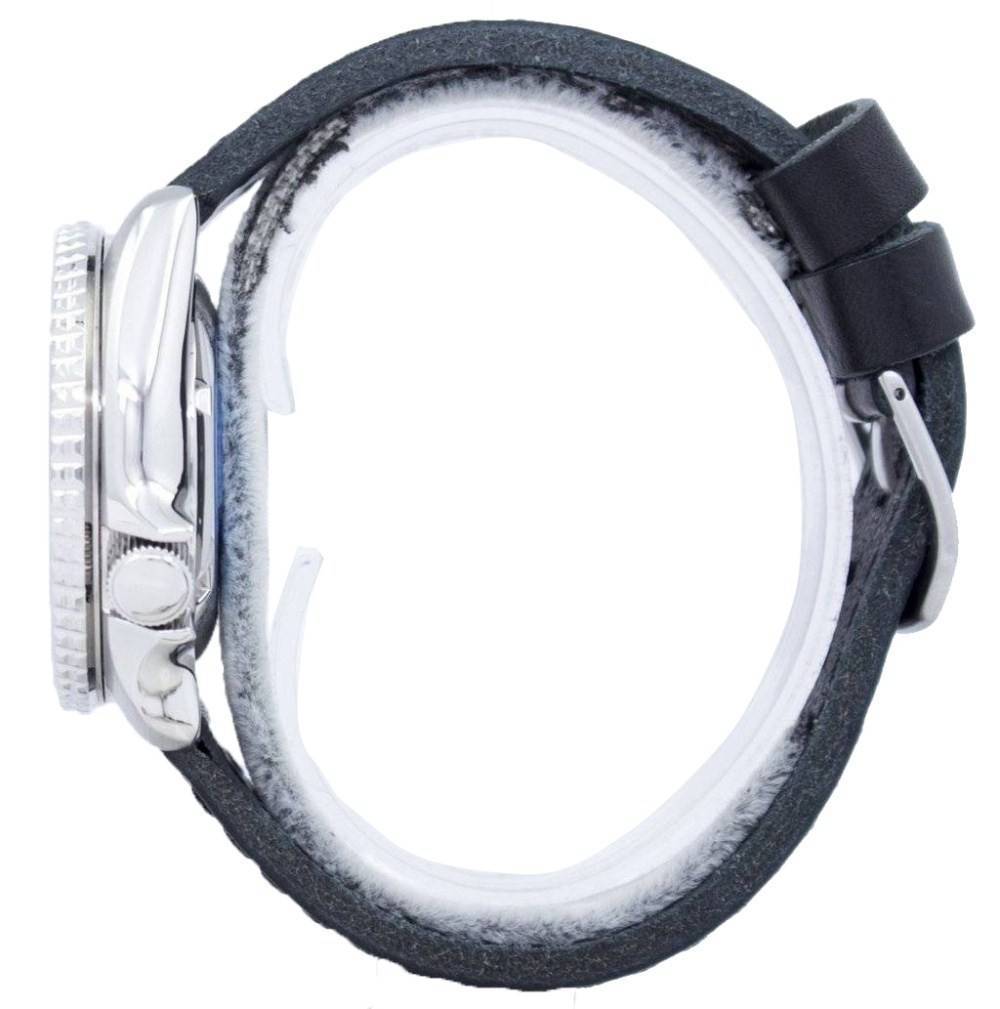 Seiko Automatic Diver's Black Leather SKX009K1 - var - LS8 200M Men's Watch - Prestige Stones