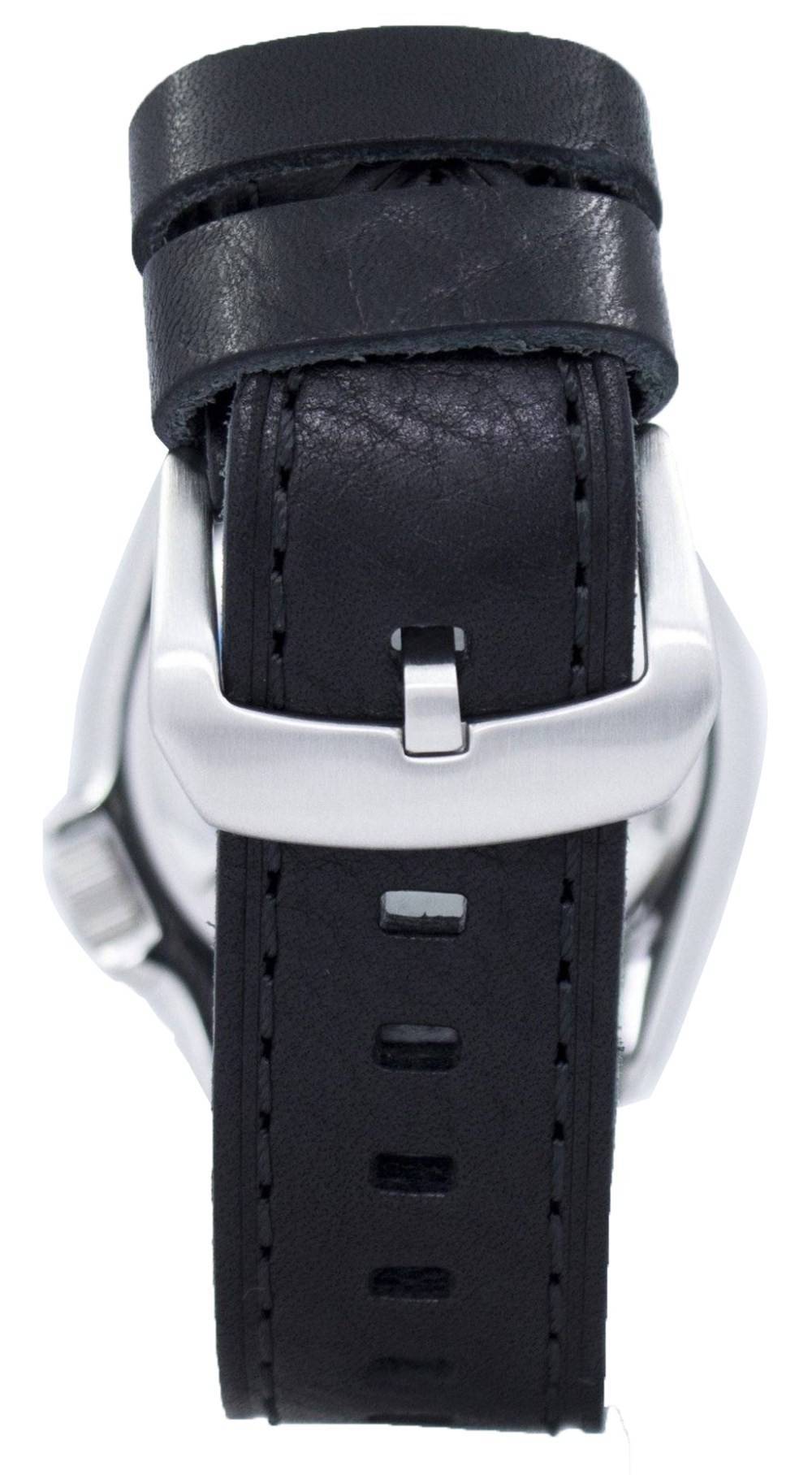 Seiko Automatic Diver's Black Leather SKX009K1 - var - LS8 200M Men's Watch - Prestige Stones