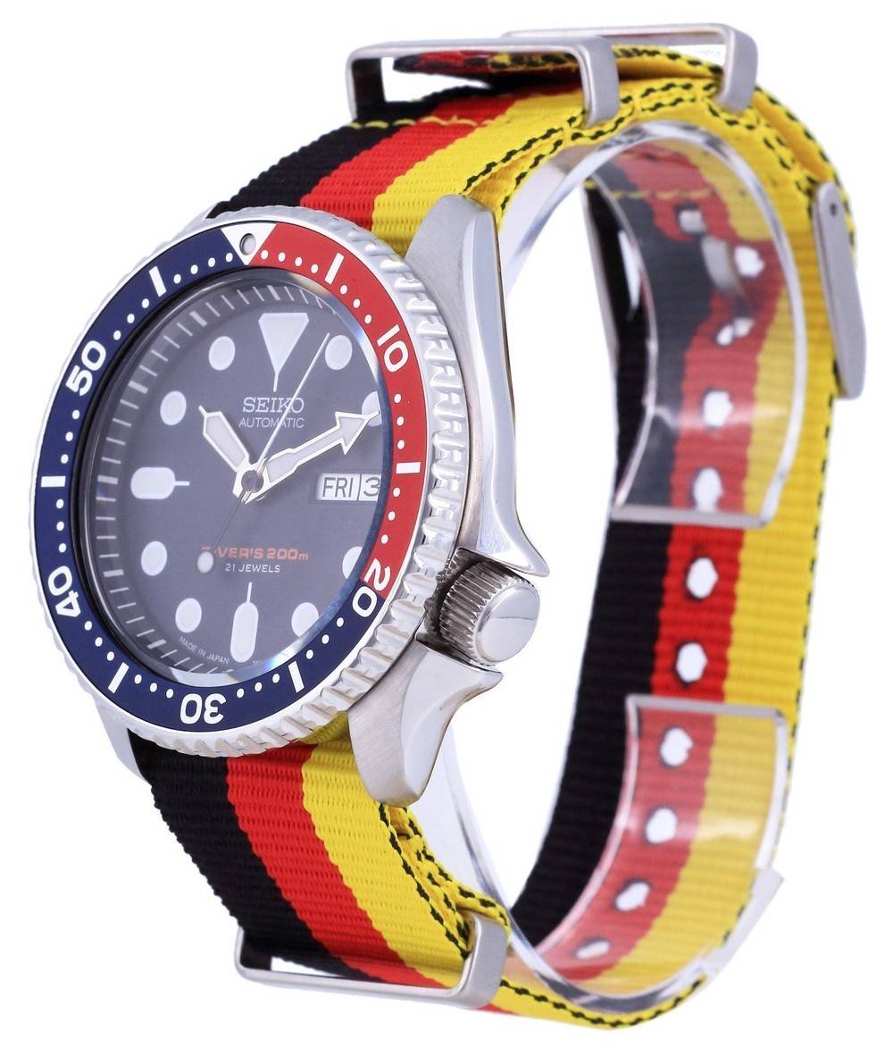 Seiko Automatic Diver's Polyester Japan Made SKX009J1 - var - NATO26 200M Men's Watch - Prestige Stones