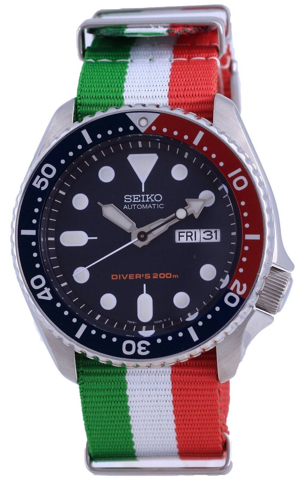 Seiko Automatic Diver's Polyester SKX009K1 - var - NATO23 200M Men's Watch - Prestige Stones