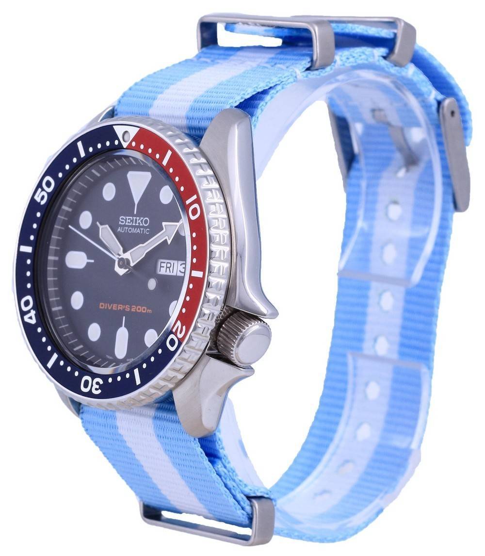 Seiko Automatic Diver's Polyester SKX009K1 - var - NATO24 200M Men's Watch - Prestige Stones