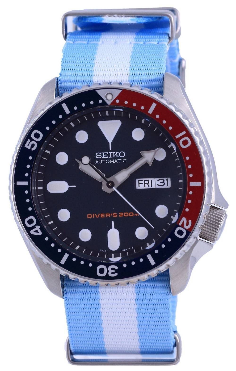 Seiko Automatic Diver's Polyester SKX009K1 - var - NATO24 200M Men's Watch - Prestige Stones