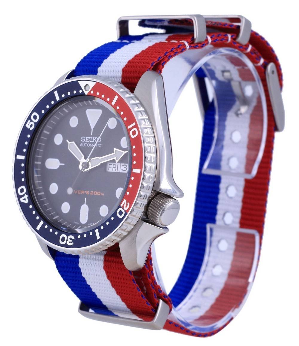 Seiko Automatic Diver's Polyester SKX009K1 - var - NATO25 200M Men's Watch - Prestige Stones