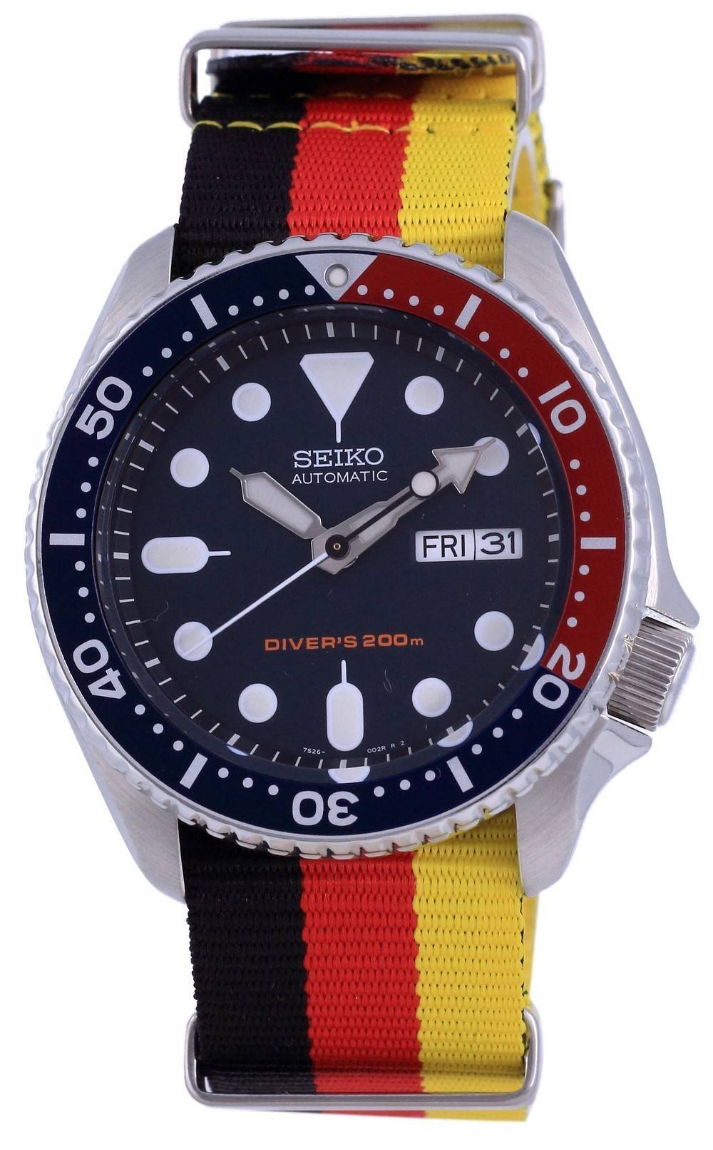 Seiko Automatic Diver's Polyester SKX009K1 - var - NATO26 200M Men's Watch - Prestige Stones