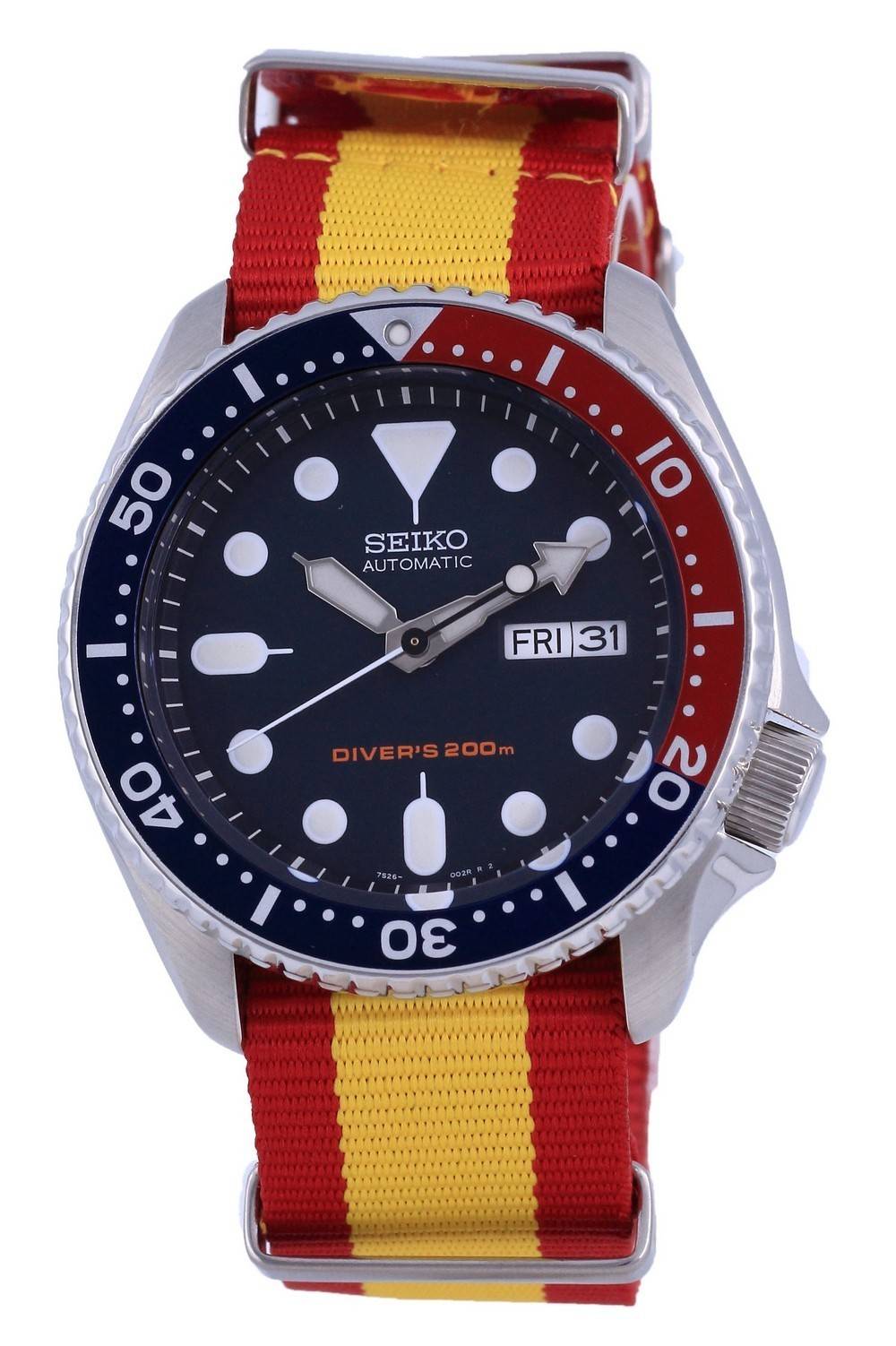 Seiko Automatic Diver's Polyester SKX009K1 - var - NATO29 200M Men's Watch - Prestige Stones