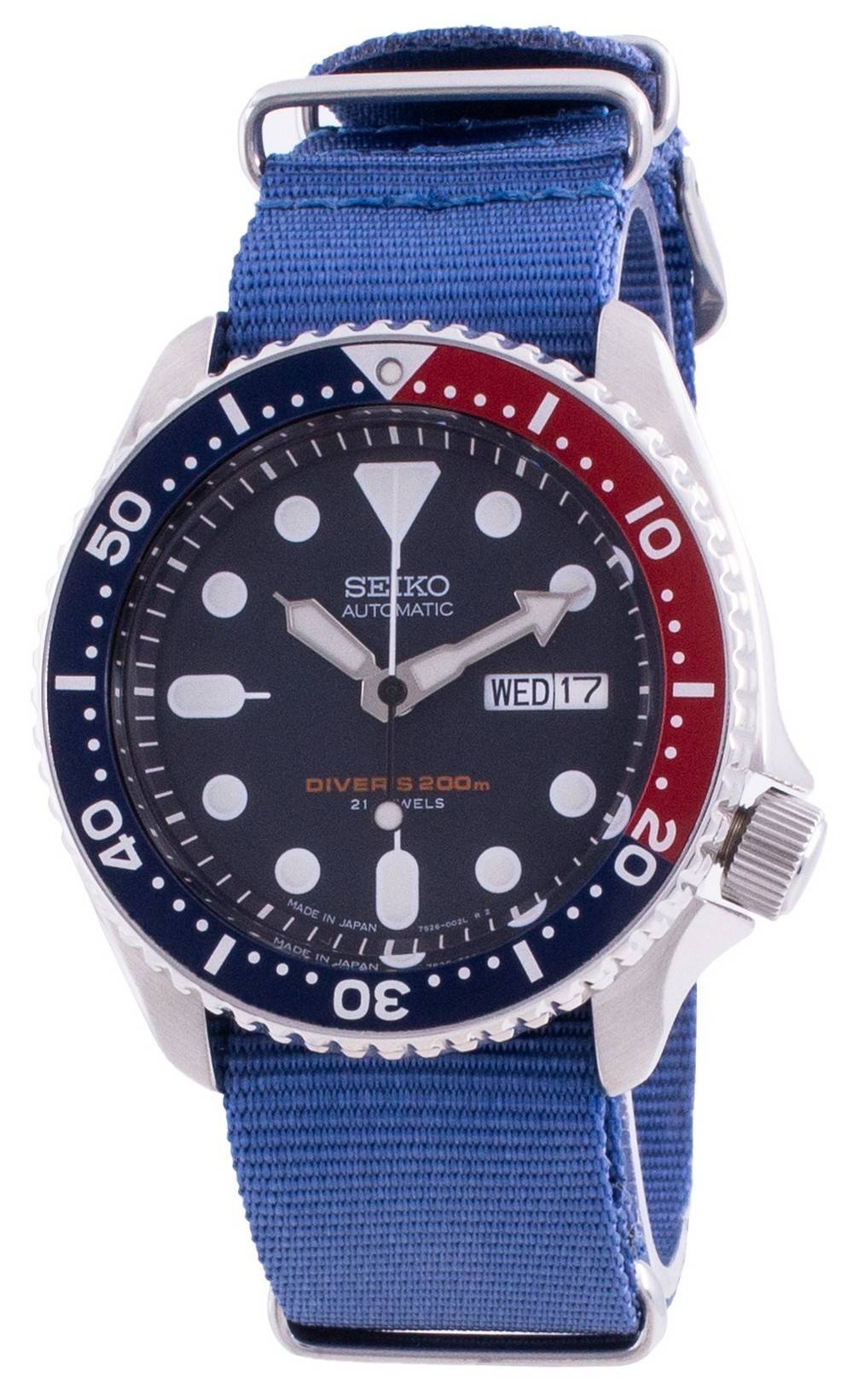 Seiko Automatic Diver's SKX009J1 - var - NATO8 200M Japan Made Men's Watch - Prestige Stones