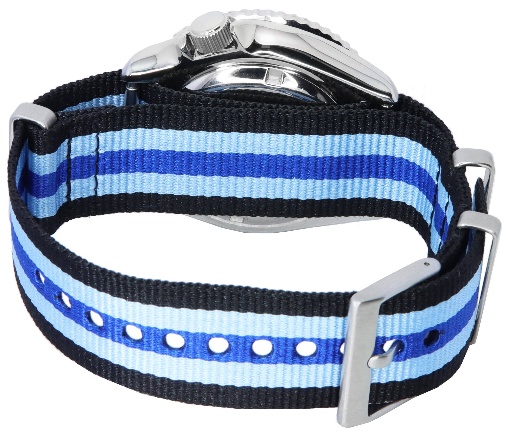 Seiko Blue Dial Automatic Diver's SKX009K1 - var - NATO20 200M Men's Watch - Prestige Stones
