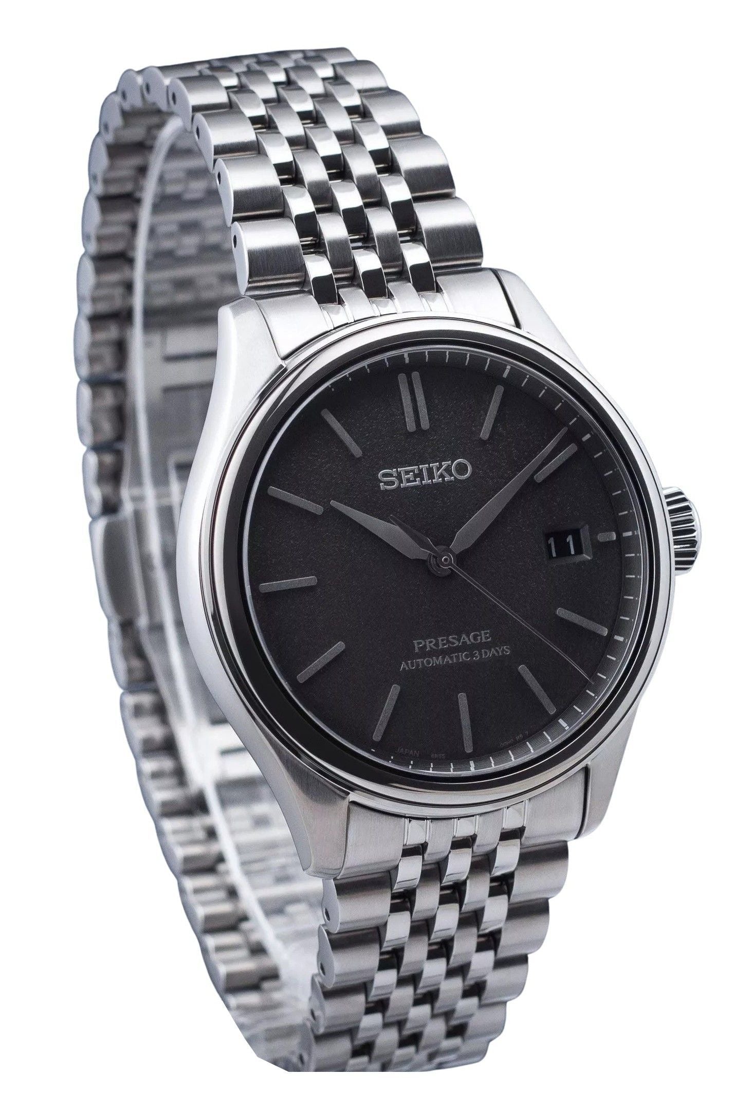 Seiko Presage Classic Sensaicha Stainless Steel Green Dial Automatic SPB465J1 100M Men's Watch - Prestige Stones