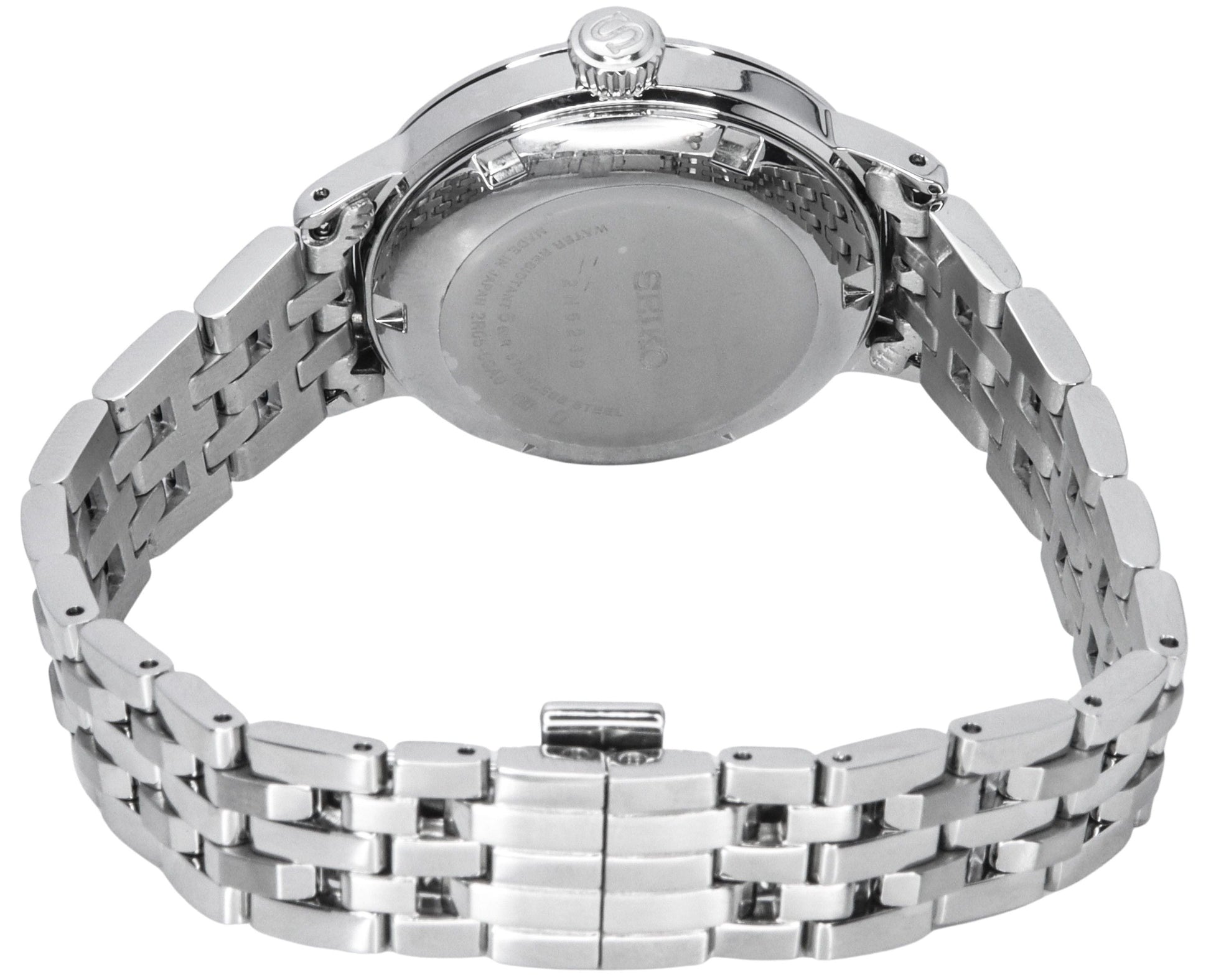 Seiko Presage Cocktail Time Skydiving Diamond Accents Blue Dial Automatic SRE007J1 Women's Watch - Prestige Stones