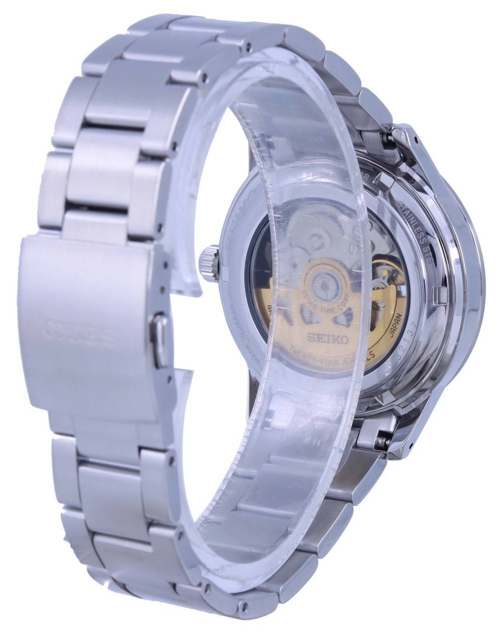 Seiko Presage Style 60's Open Heart Black Dial Automatic SSA425 SSA425J1 SSA425J Men's Watch - Prestige Stones