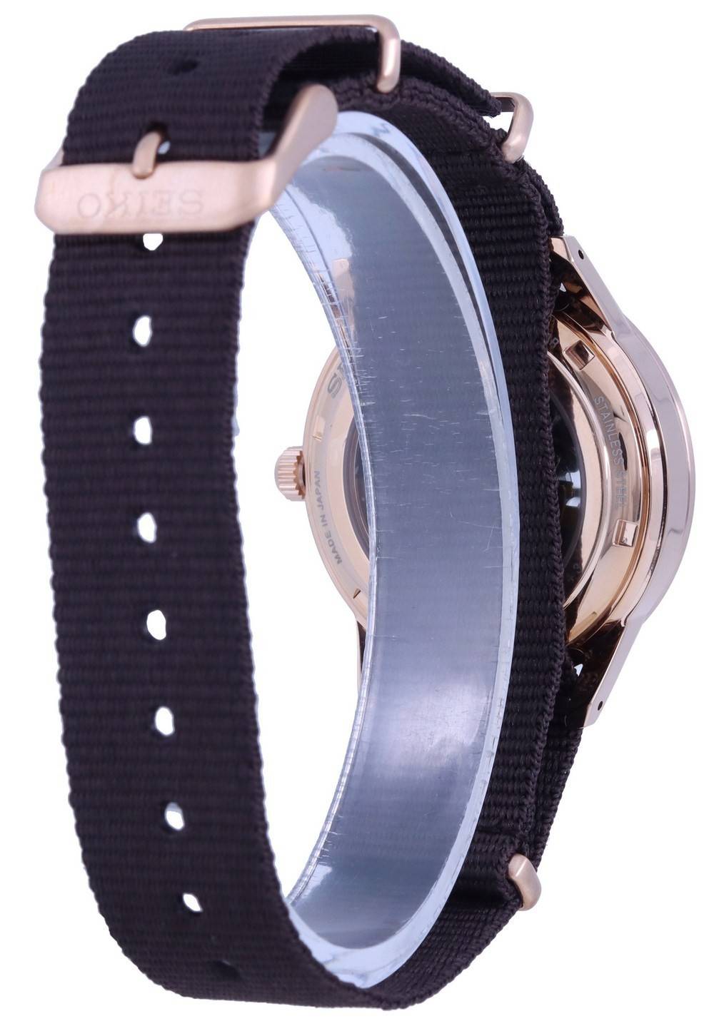 Seiko Presage Style 60's Open Heart Black Dial Automatic SSA426 SSA426J1 SSA426J Men's Watch - Prestige Stones