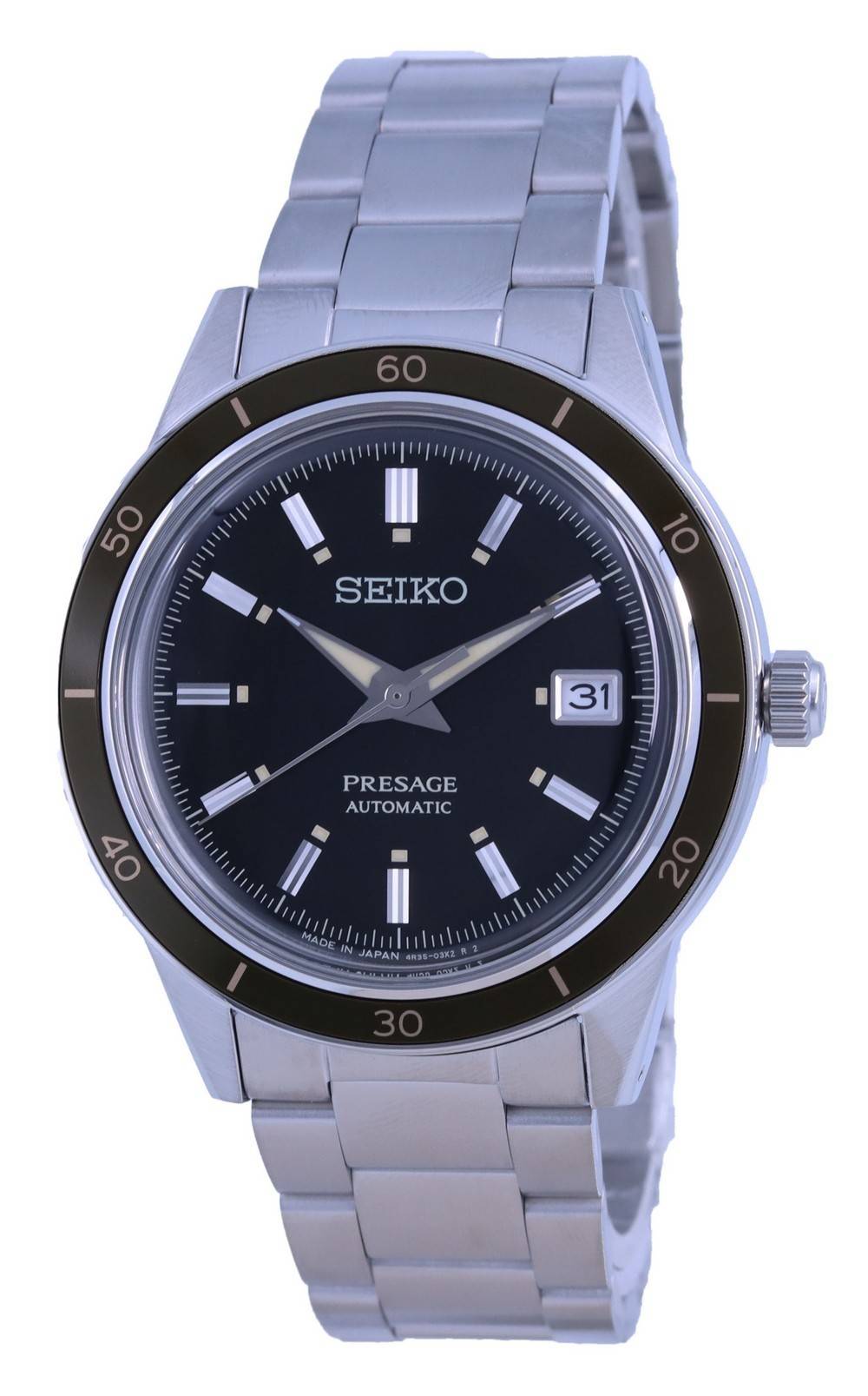 Seiko Presage Style 60's Stainless Steel Automatic SRPG07 SRPG07J1 SRPG07J Men's Watch - Prestige Stones