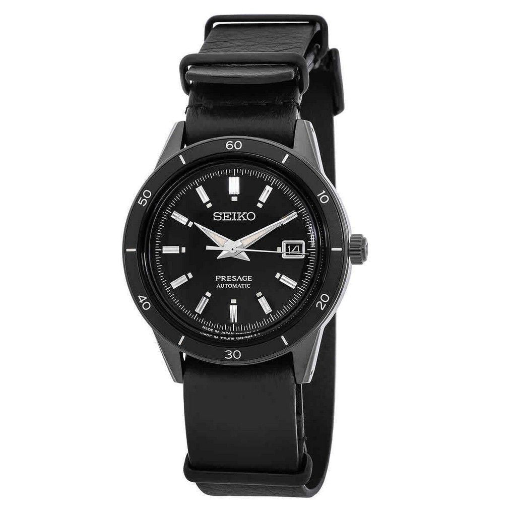 Seiko Presage Style60s Black Dial Automatic SRPH95 SRPH95J1 SRPH95J Men's Watch - Prestige Stones