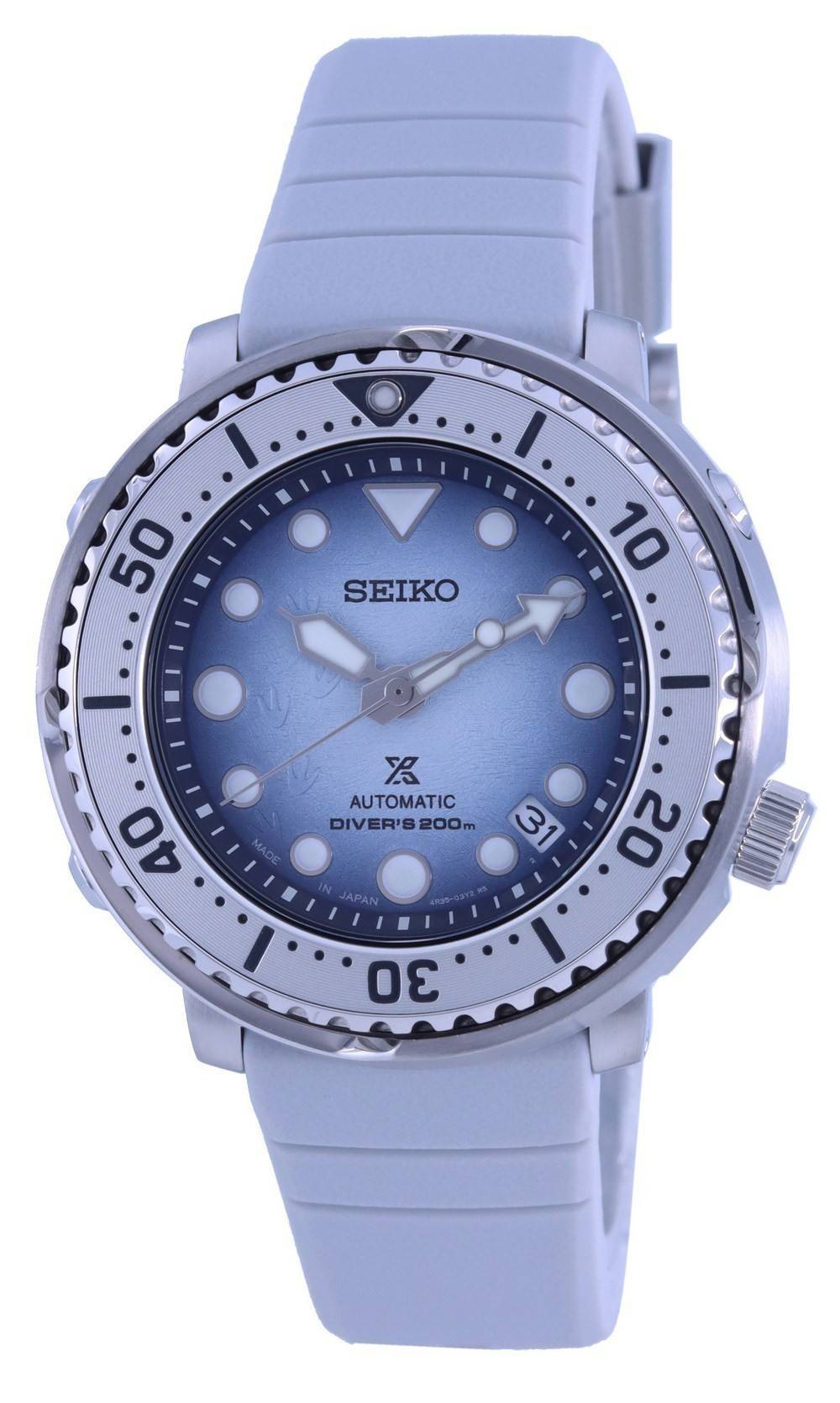 Seiko Prospex Save The Ocean Frost Special Edition Automatic Diver's SRPG59 SRPG59J1 SRPG59J 200M Men's Watch - Prestige Stones