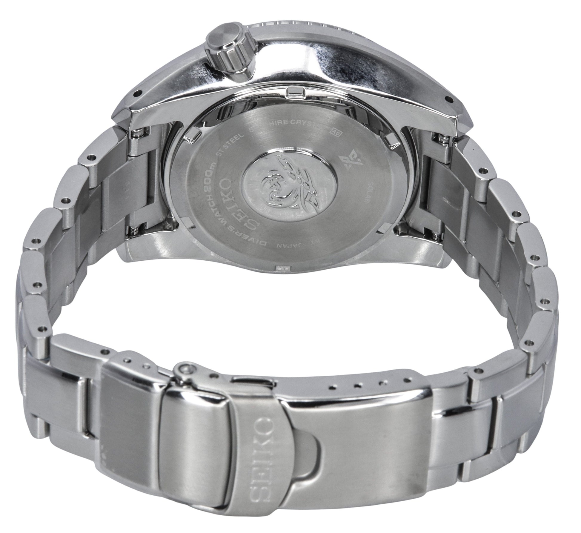 Seiko Prospex Sea Aqua Sumo GMT Blue Dial Solar Diver's SFK001J1 200M Men's Watch - Prestige Stones