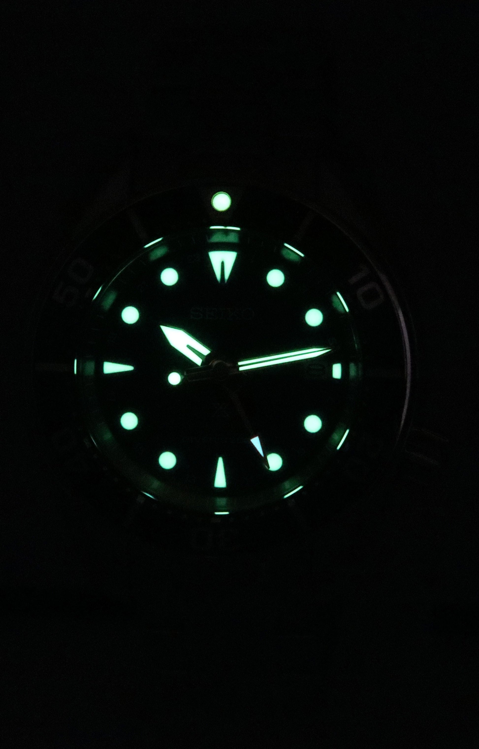 Seiko Prospex Sea Aqua Sumo GMT Green Dial Solar Diver's SFK003J1 200M Men's Watch - Prestige Stones