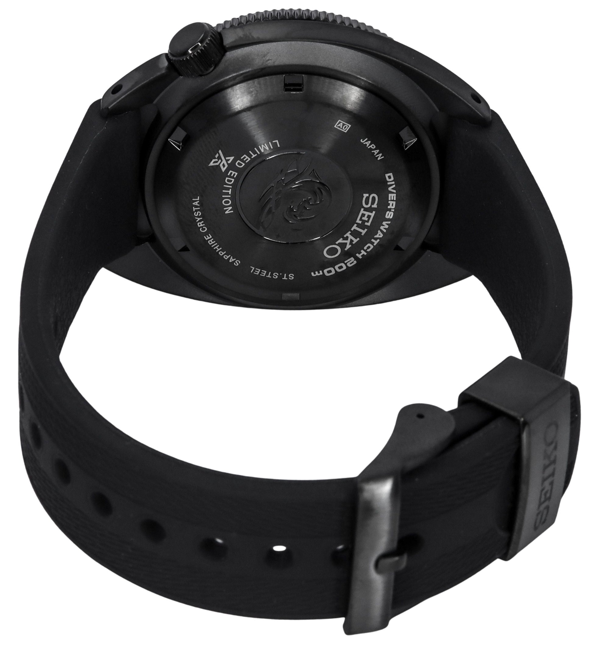 Seiko Prospex Sea Black Series Night Limited Edition Automatic Diver's SPB335J1 200M Men's Watch - Prestige Stones