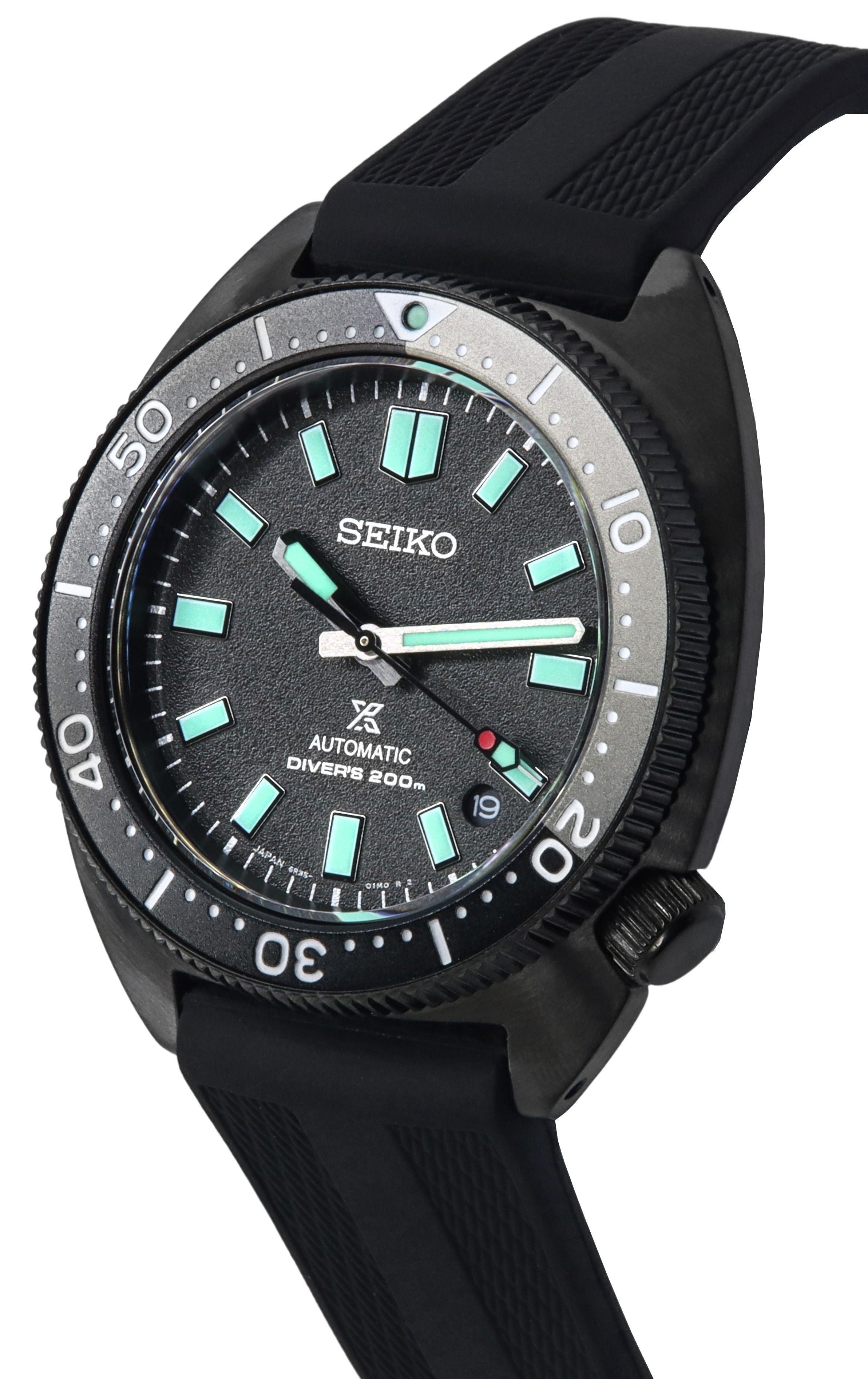 Seiko Prospex Sea Black Series Night Limited Edition Automatic Diver's SPB335J1 200M Men's Watch - Prestige Stones
