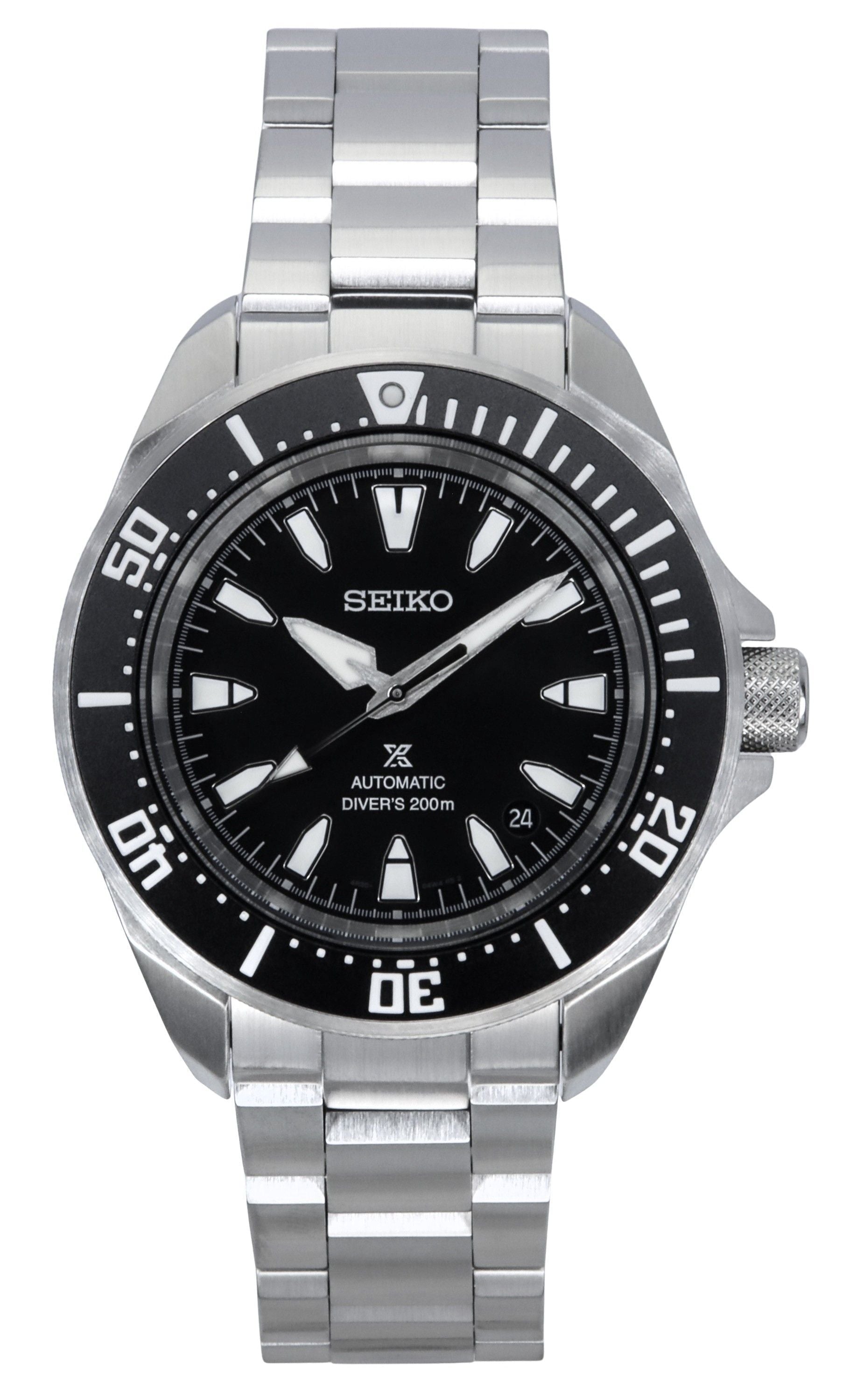 Seiko Prospex Sea Samurai Shog - urai Stainless Steel Black Dial Automatic Diver's SRPL13K1 200M Men's Watch - Prestige Stones