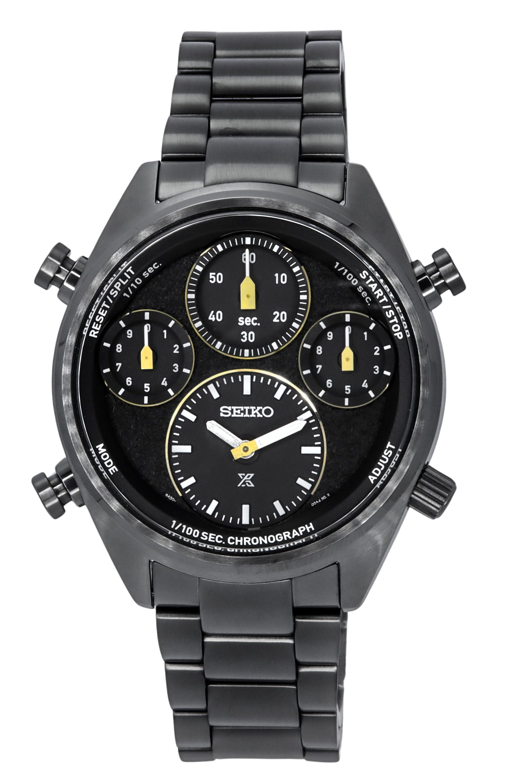 Seiko Prospex Speedtimer Limited Edition Chronograph Stainless Steel Black Dial Solar SFJ007P1 100M Men's Watch - Prestige Stones