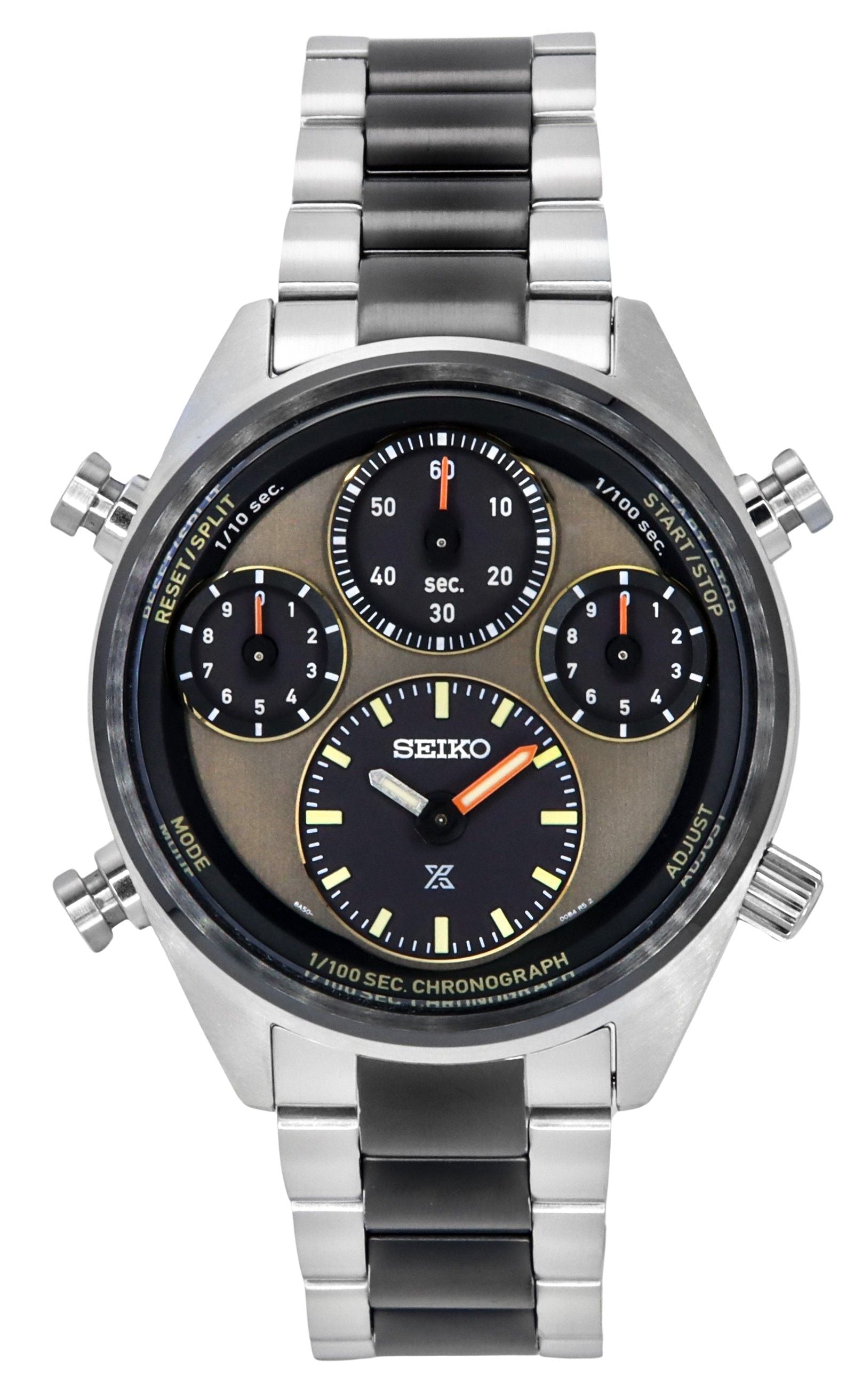 Seiko Prospex Speedtimer Limited Edition Chronograph Stainless Steel Brown Dial Solar SFJ005P1 100M Men's Watch - Prestige Stones