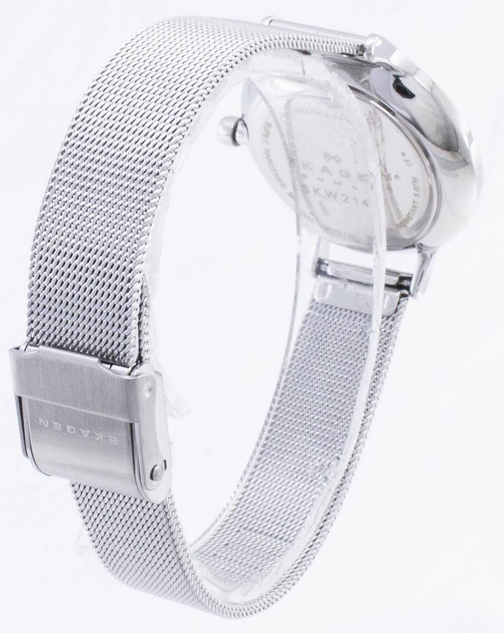 Skagen Anita Silver Dial Swarovski Crystal Mesh Bracelet SKW2149 Women's Watch - Prestige Stones