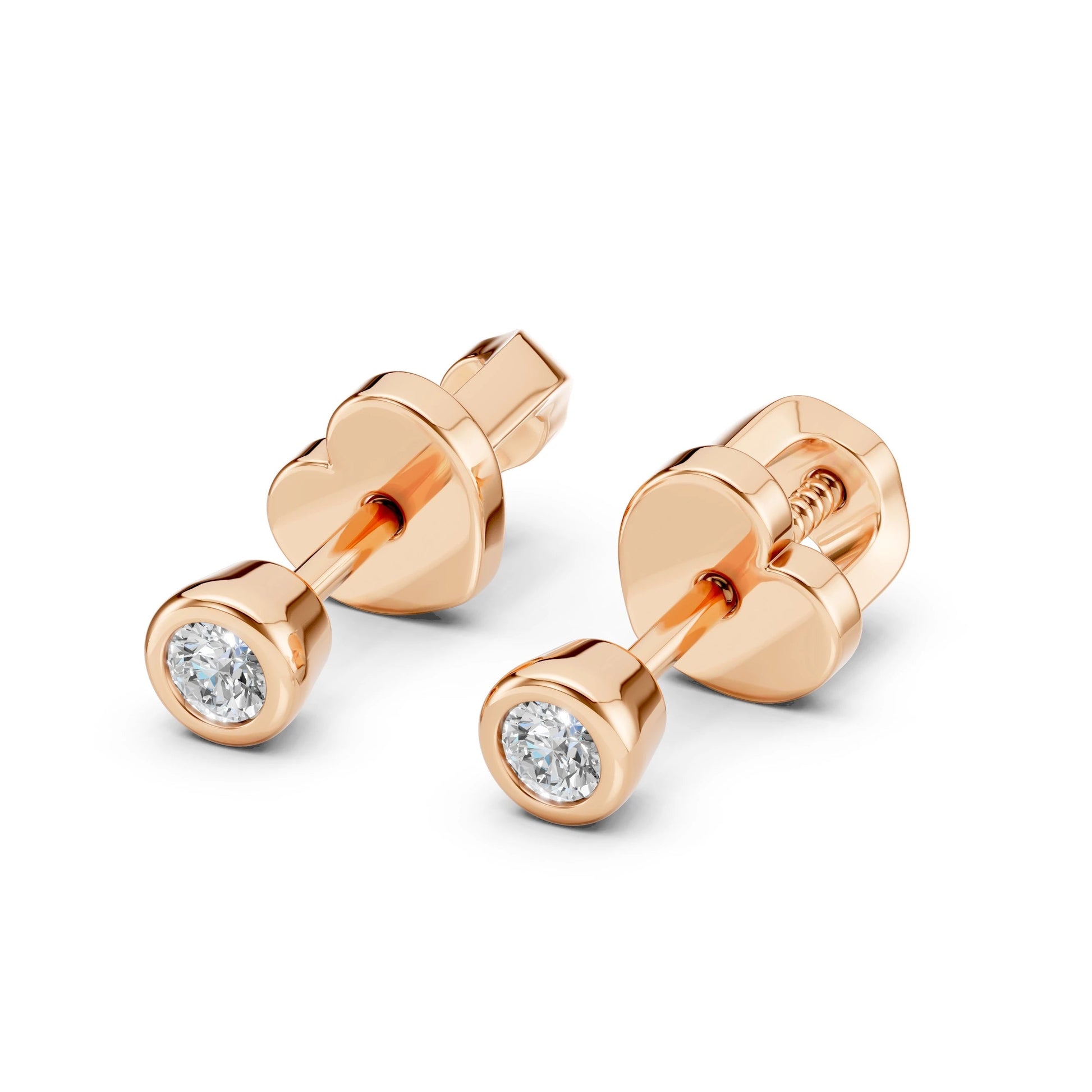 Solitaire Butterfly Earring - 102-10010(2.3) - Prestige Stones