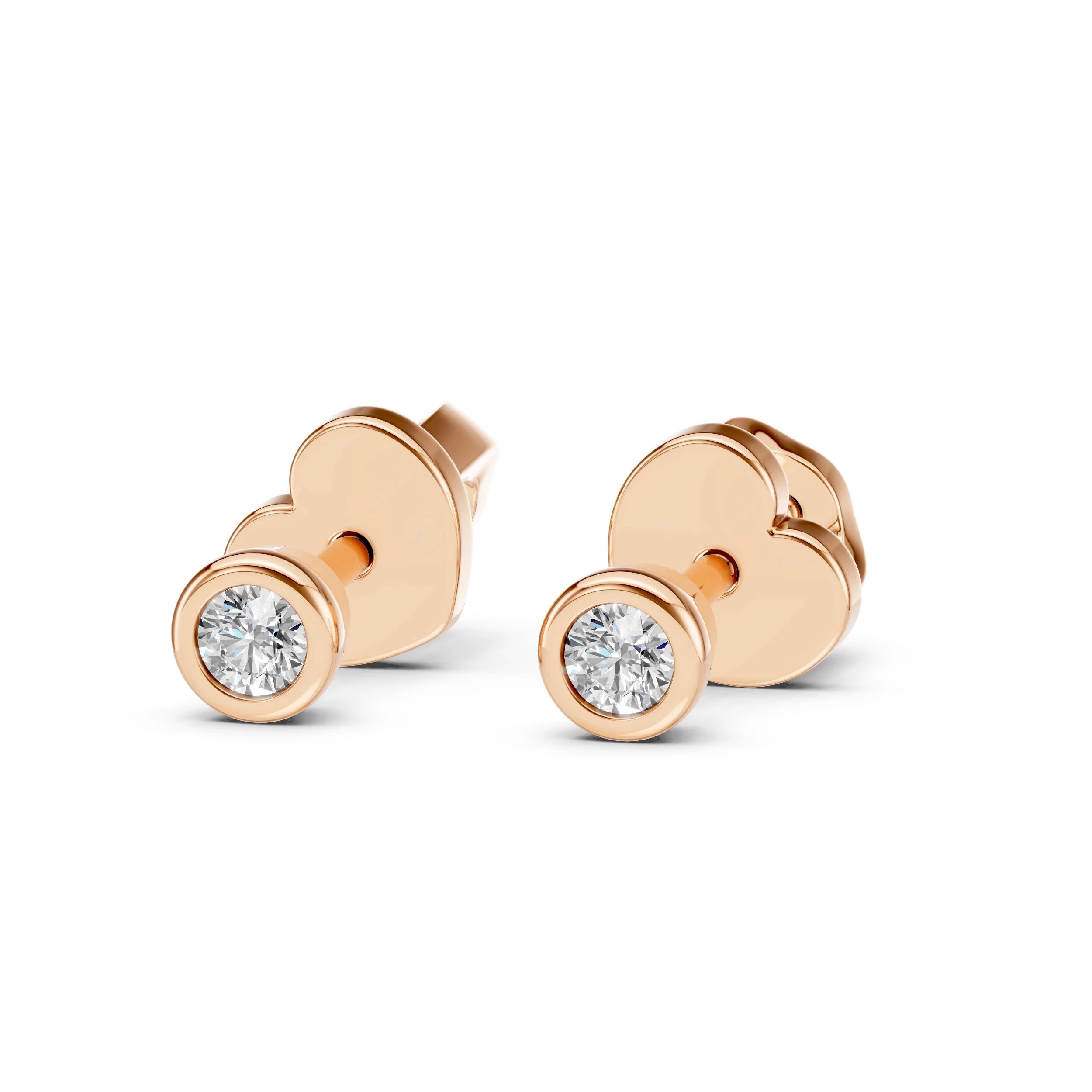 Solitaire Butterfly Earring - 102-10010(2.3) - Prestige Stones