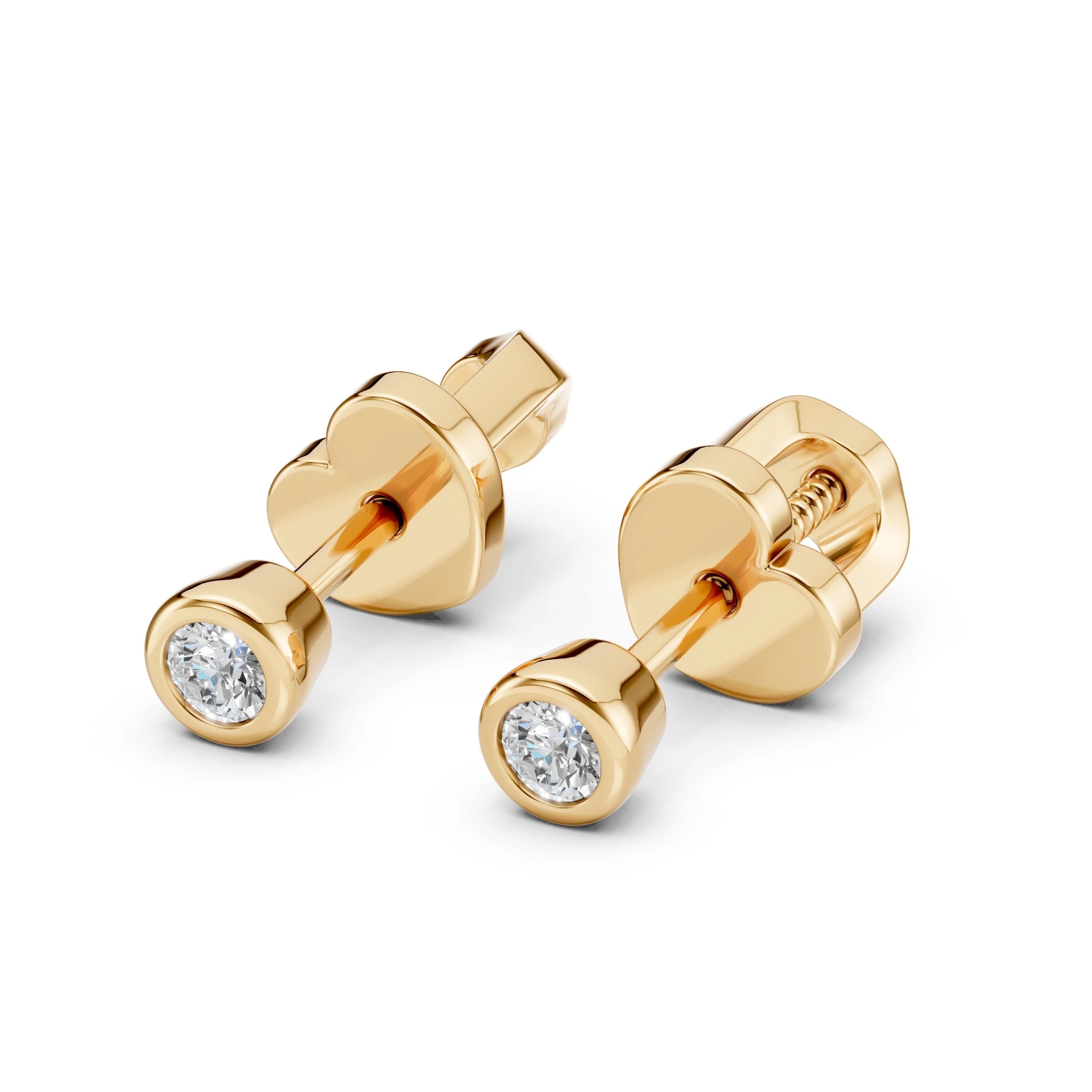 Solitaire Butterfly Earring - 102-10010(2.3) - Prestige Stones
