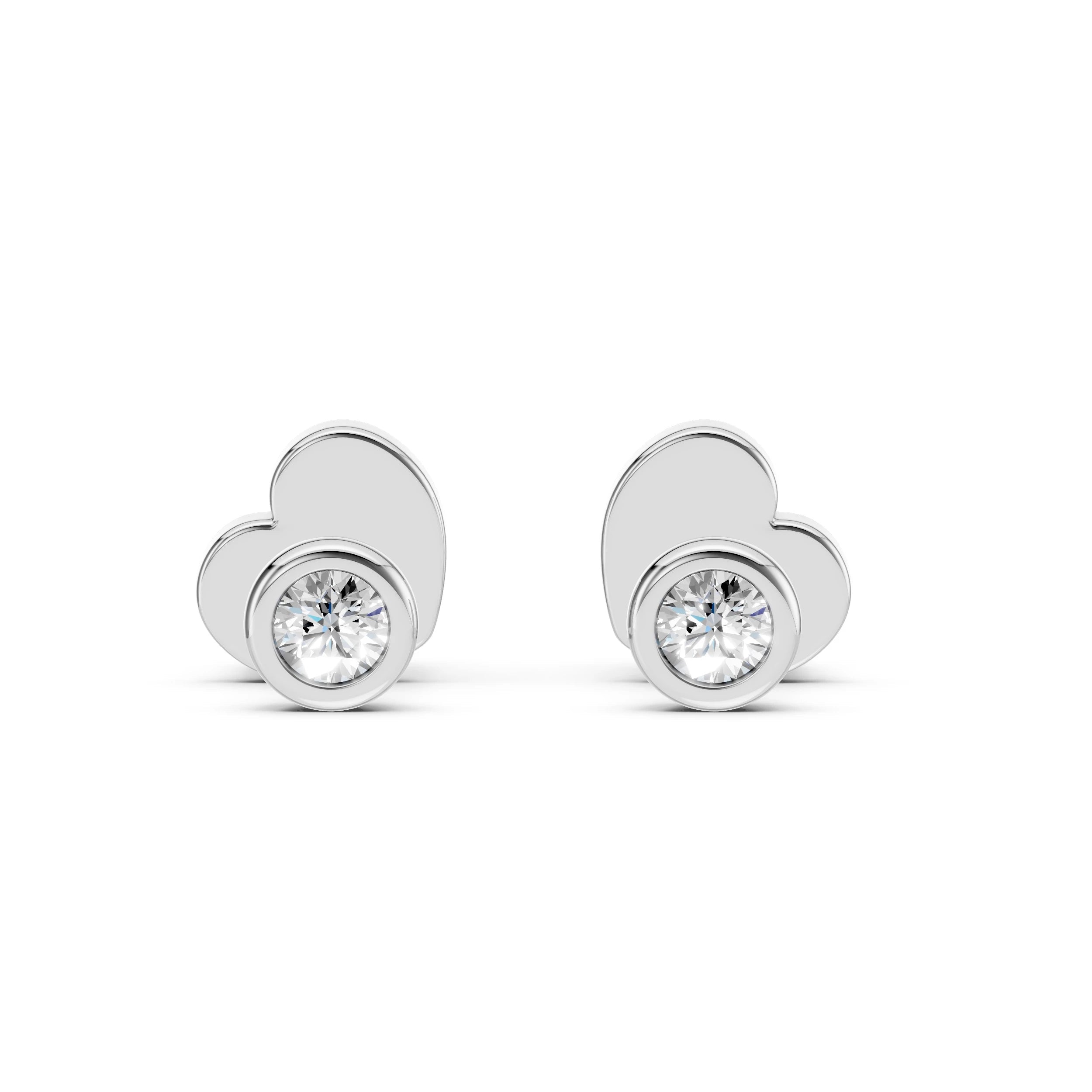 Solitaire Butterfly Earring - 102-10010(2.3) - Prestige Stones
