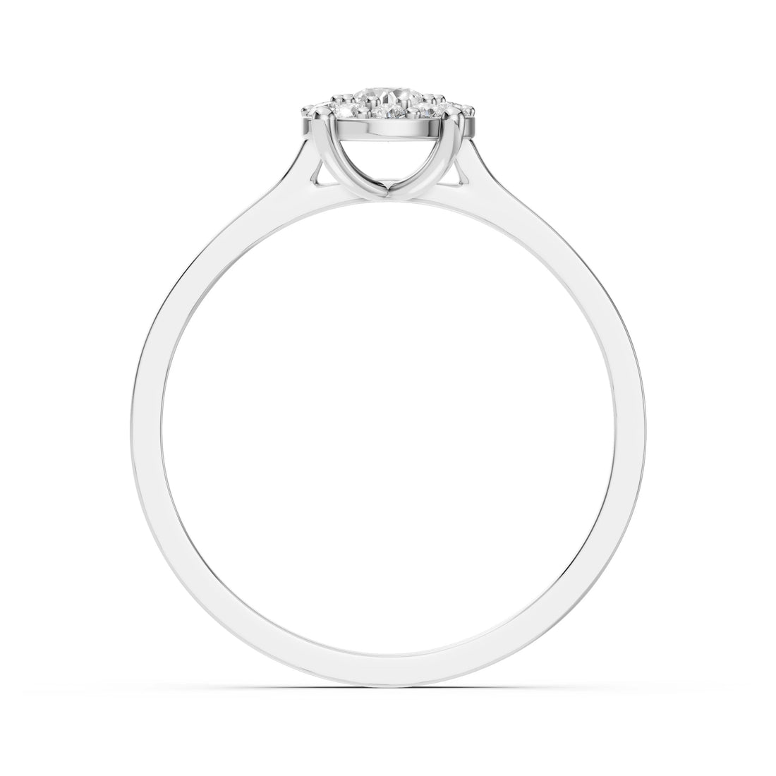 Solitaire Eternity Ring (Round), 0.15 ct — 101-10017/1(3.4) - Prestige Stones