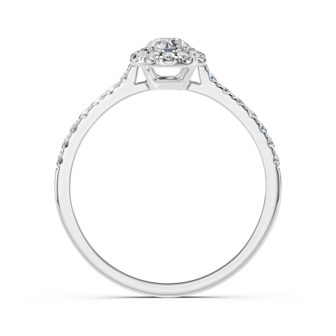 Solitaire Eternity Ring (Round), 0.25 ct — 101-10095(4.0) - Prestige Stones