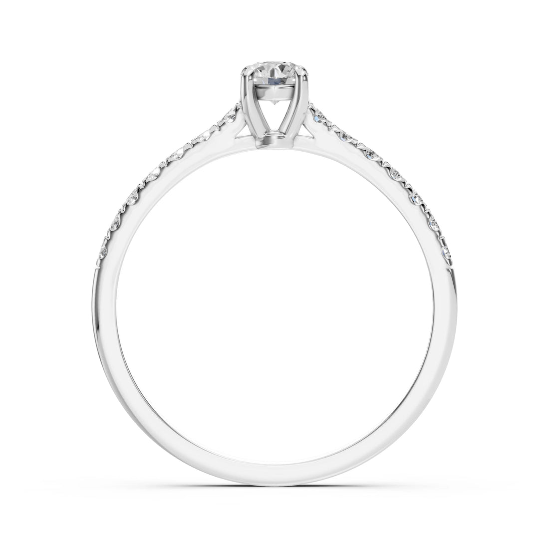 Solitaire Eternity Ring (Round), 0.3 ct — 101-10094(4.2) - Prestige Stones