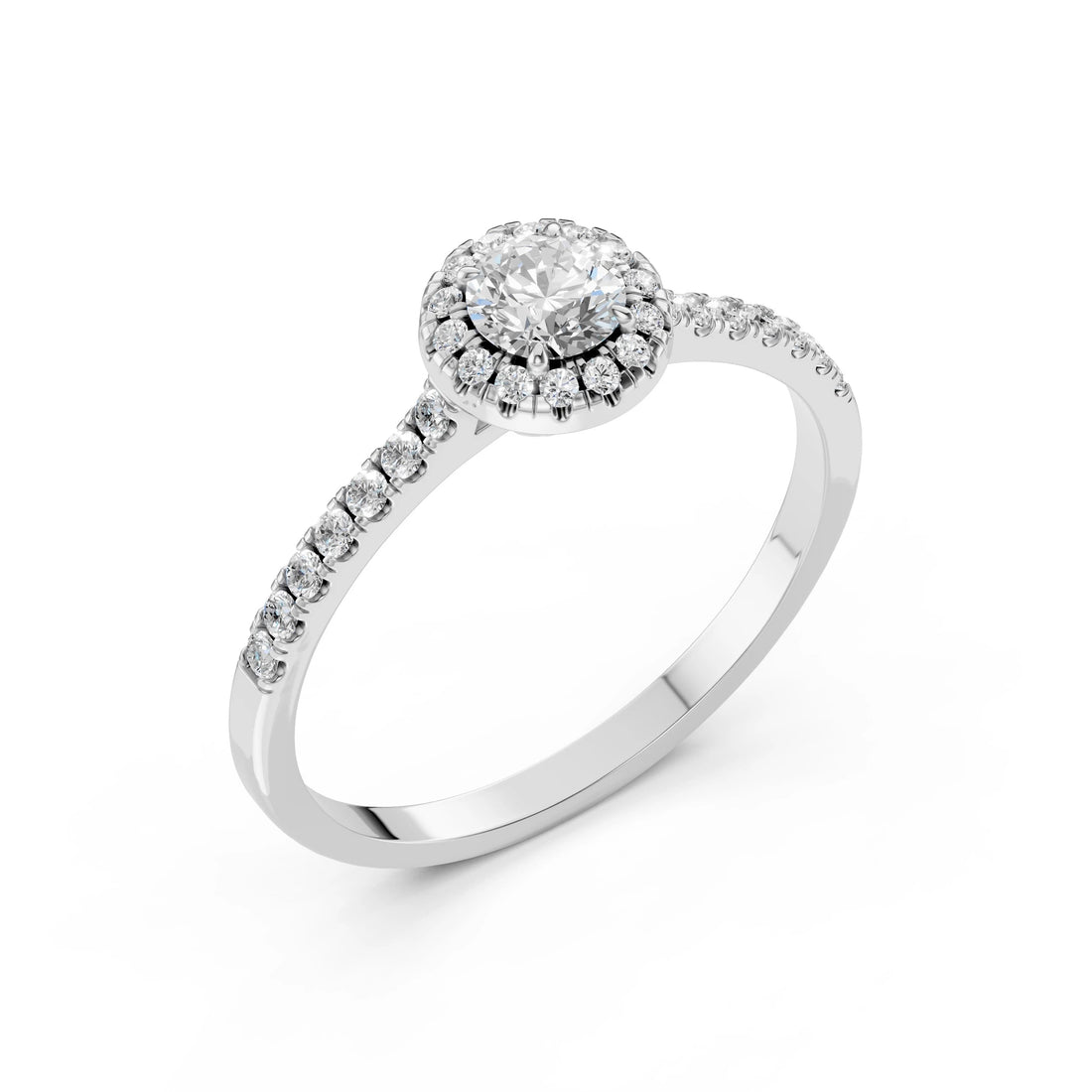 Solitaire Eternity Ring (Round), 0.35 ct — 101-10095(4.5) - Prestige Stones