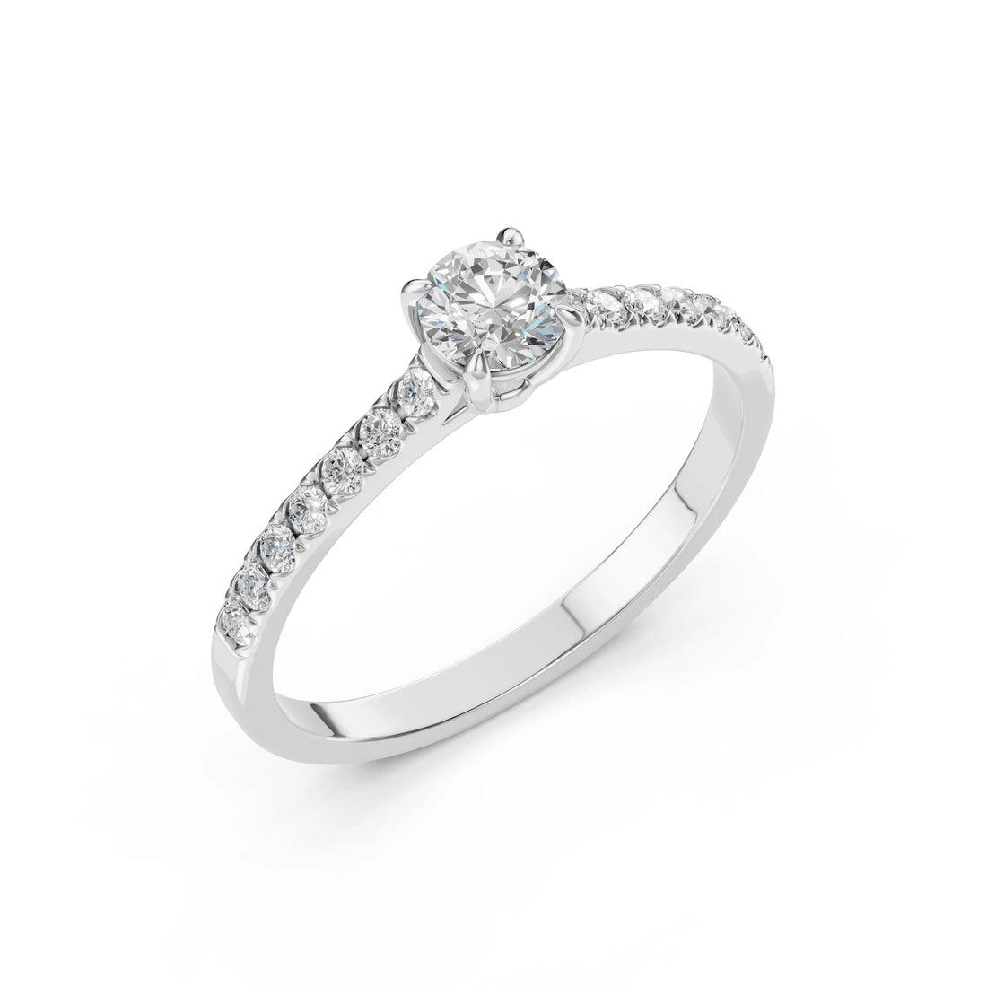 Solitaire Eternity Ring (Round), 0.5 ct — 101-10094(5.1) - Prestige Stones