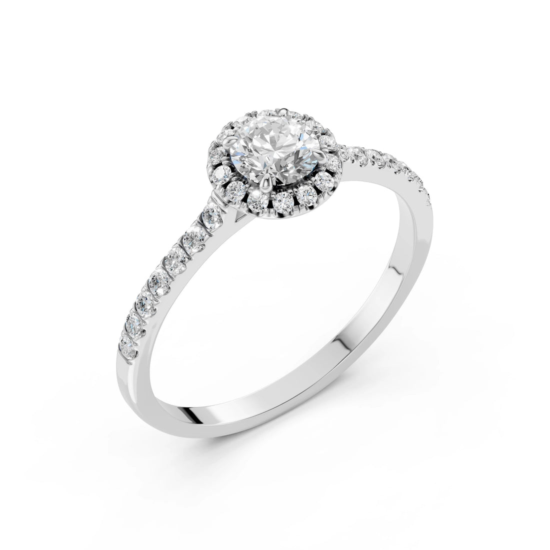 Solitaire Eternity Ring (Round), 0.5 ct — 101-10095(5.1) - Prestige Stones