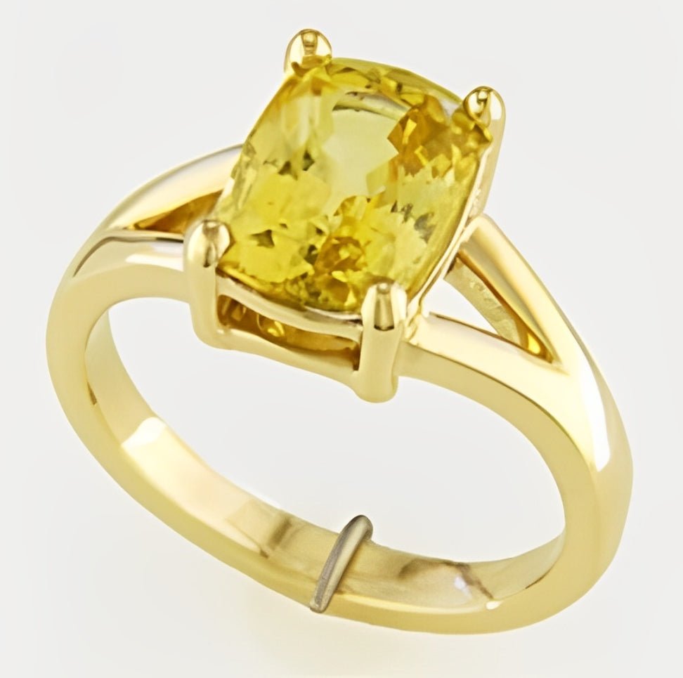 Solitaire Ring 14K & 18K Yellow Gold | 14K & 18K White Gold - Prestige Stones