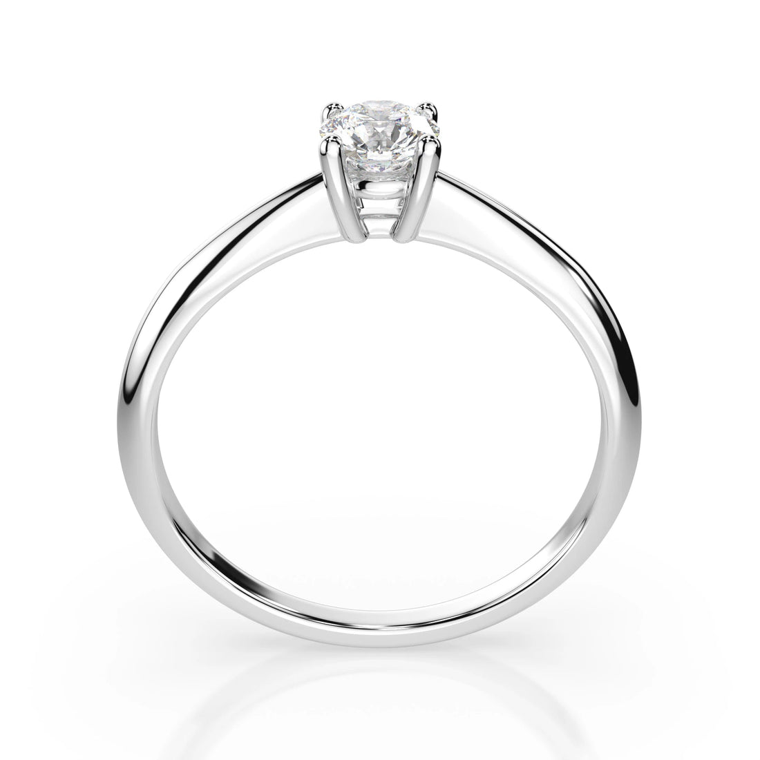 Solitaire Ring (Round), 0.3 ct — 101-10021(4.2) - Prestige Stones