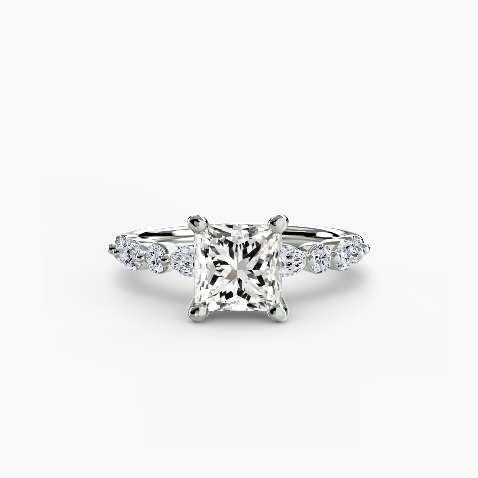 Solitaire with Eternity Pavé 2 - Prestige Stones