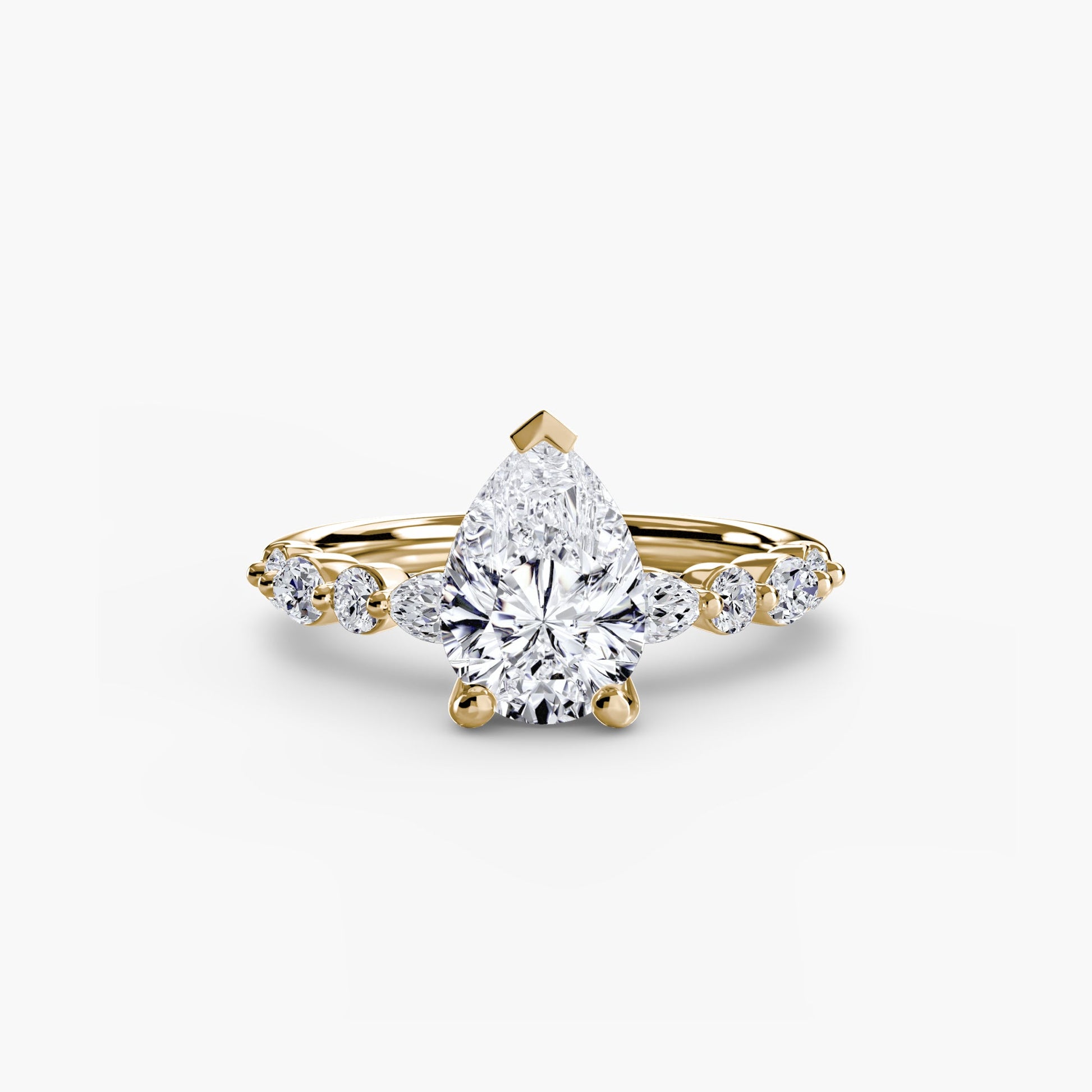 Solitaire with Eternity Pavé 2 - Prestige Stones