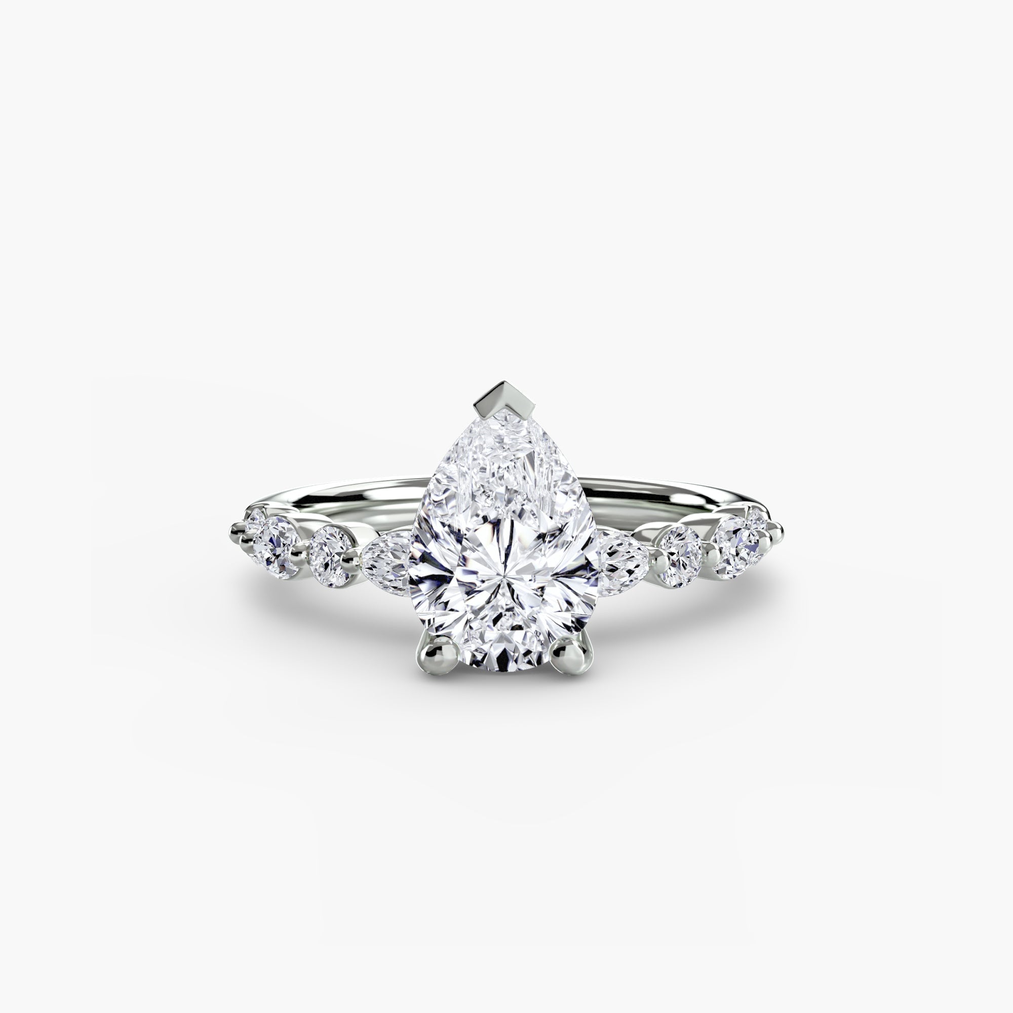 Solitaire with Eternity Pavé 2 - Prestige Stones