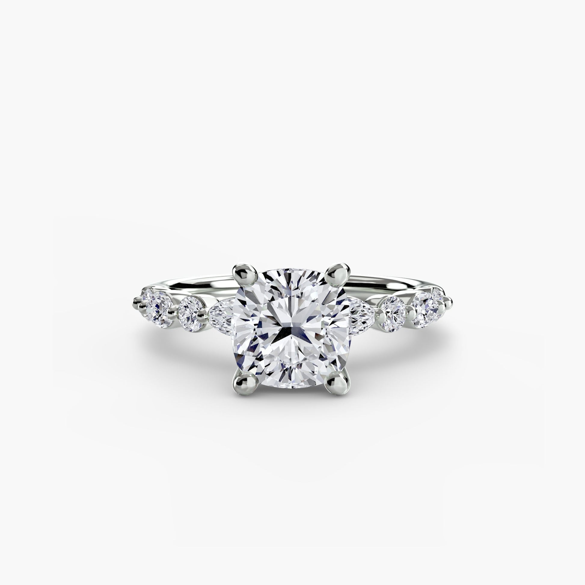 Solitaire with Eternity Pavé 2 - Prestige Stones