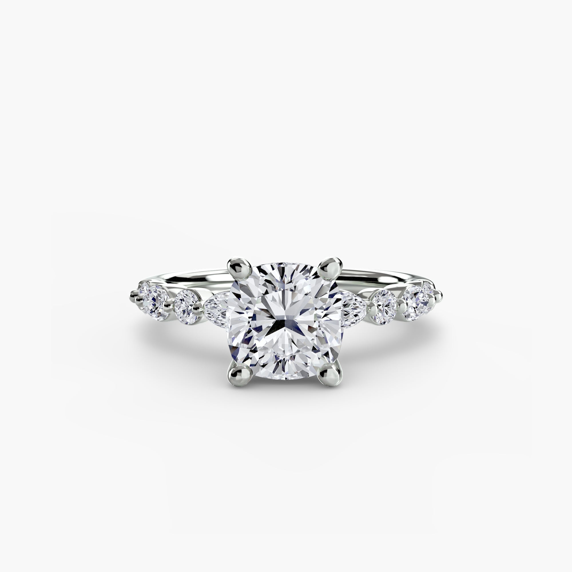 Solitaire with Eternity Pavé 2 - Prestige Stones