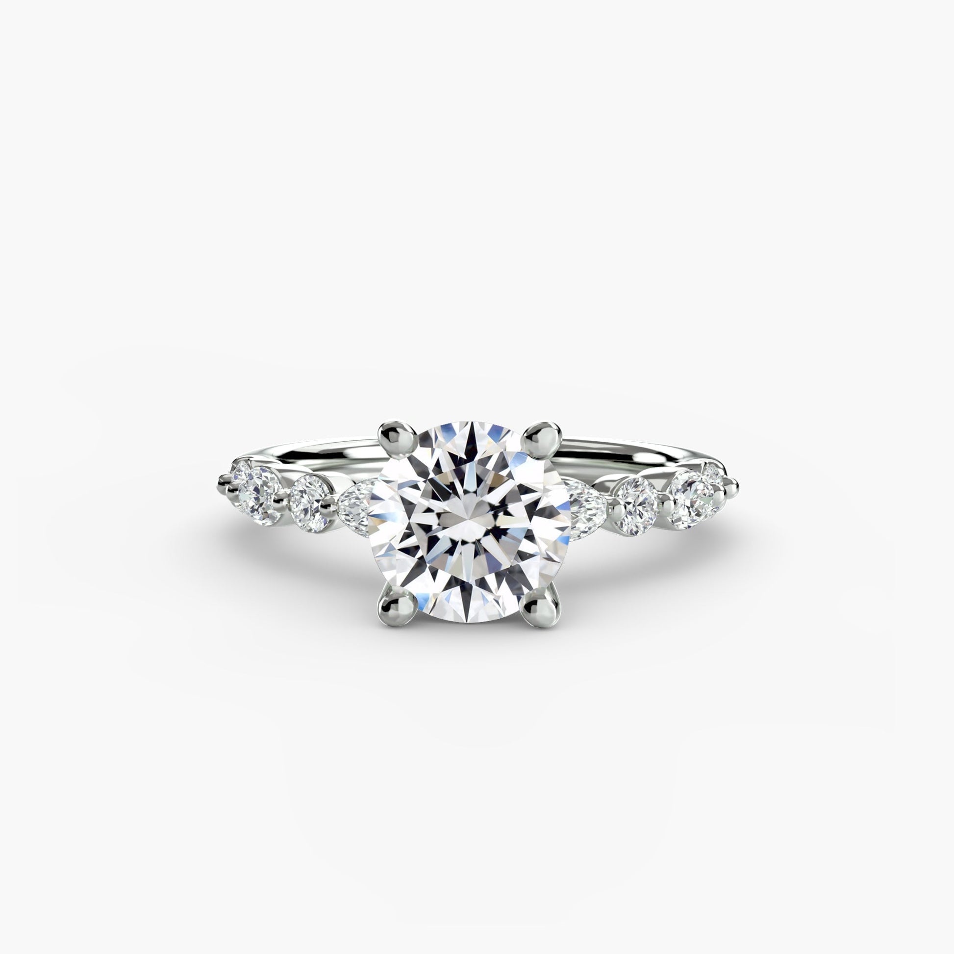 Solitaire with Eternity Pavé 2 - Prestige Stones