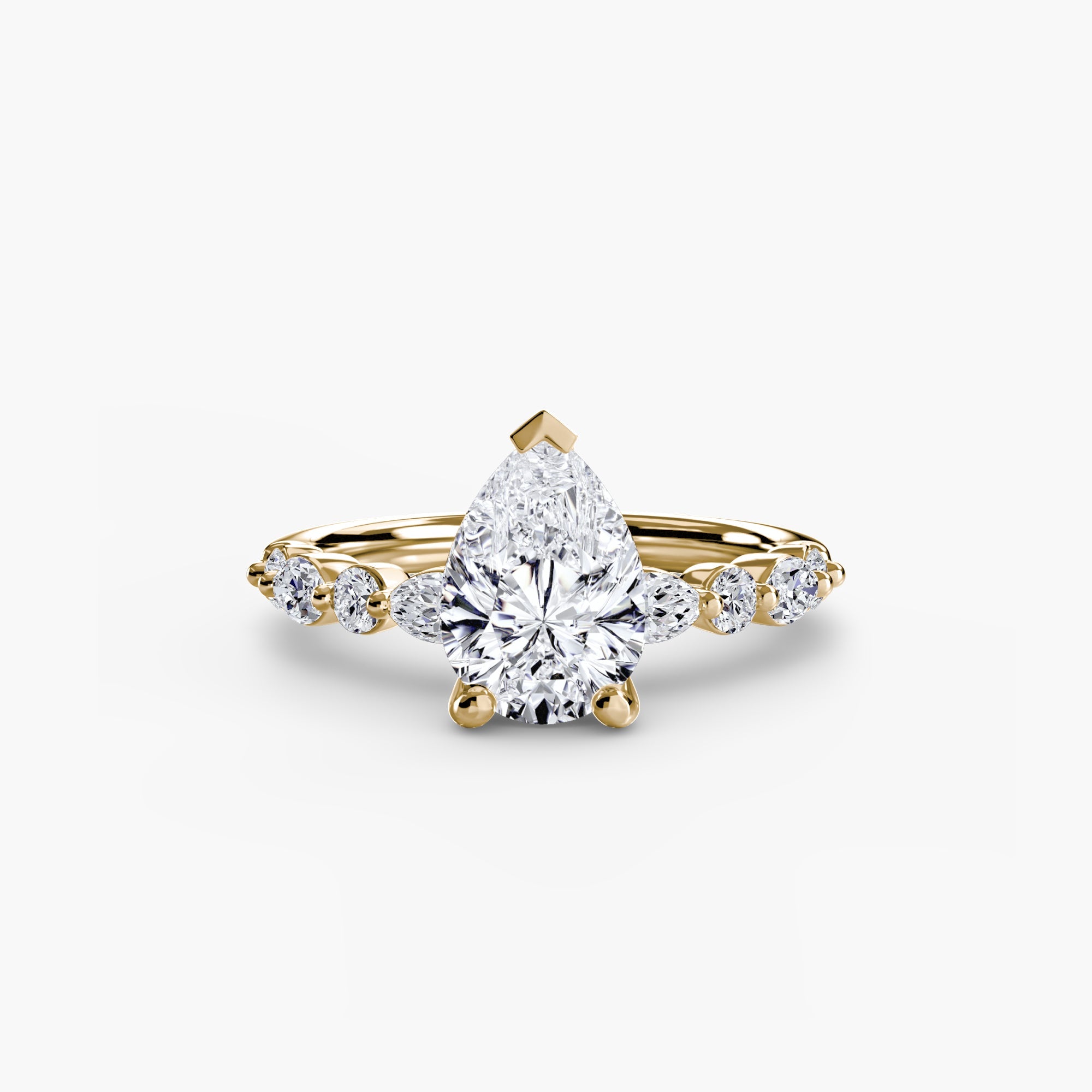 Solitaire with Eternity Pavé 2 - Prestige Stones