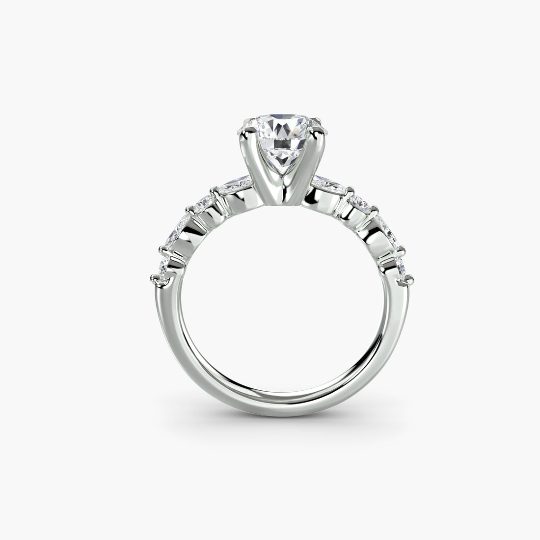 Solitaire with Eternity Pavé 2 - Prestige Stones