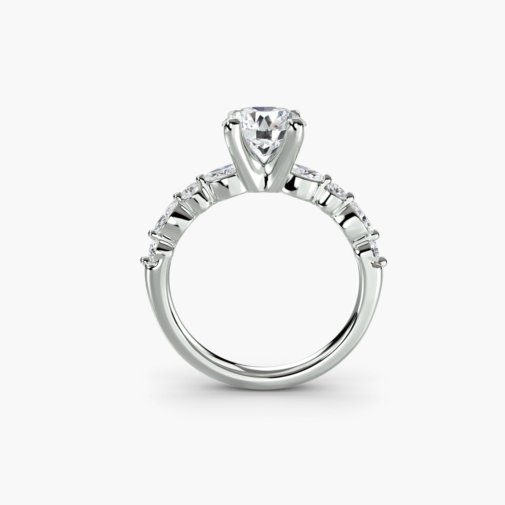 Solitaire with Eternity Pavé 2 - Prestige Stones